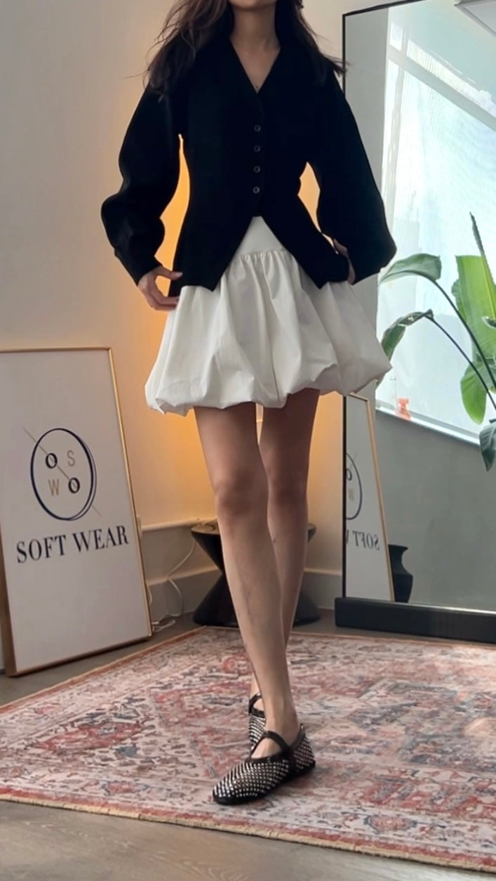 9PO |0924059 Mini balloon skirt