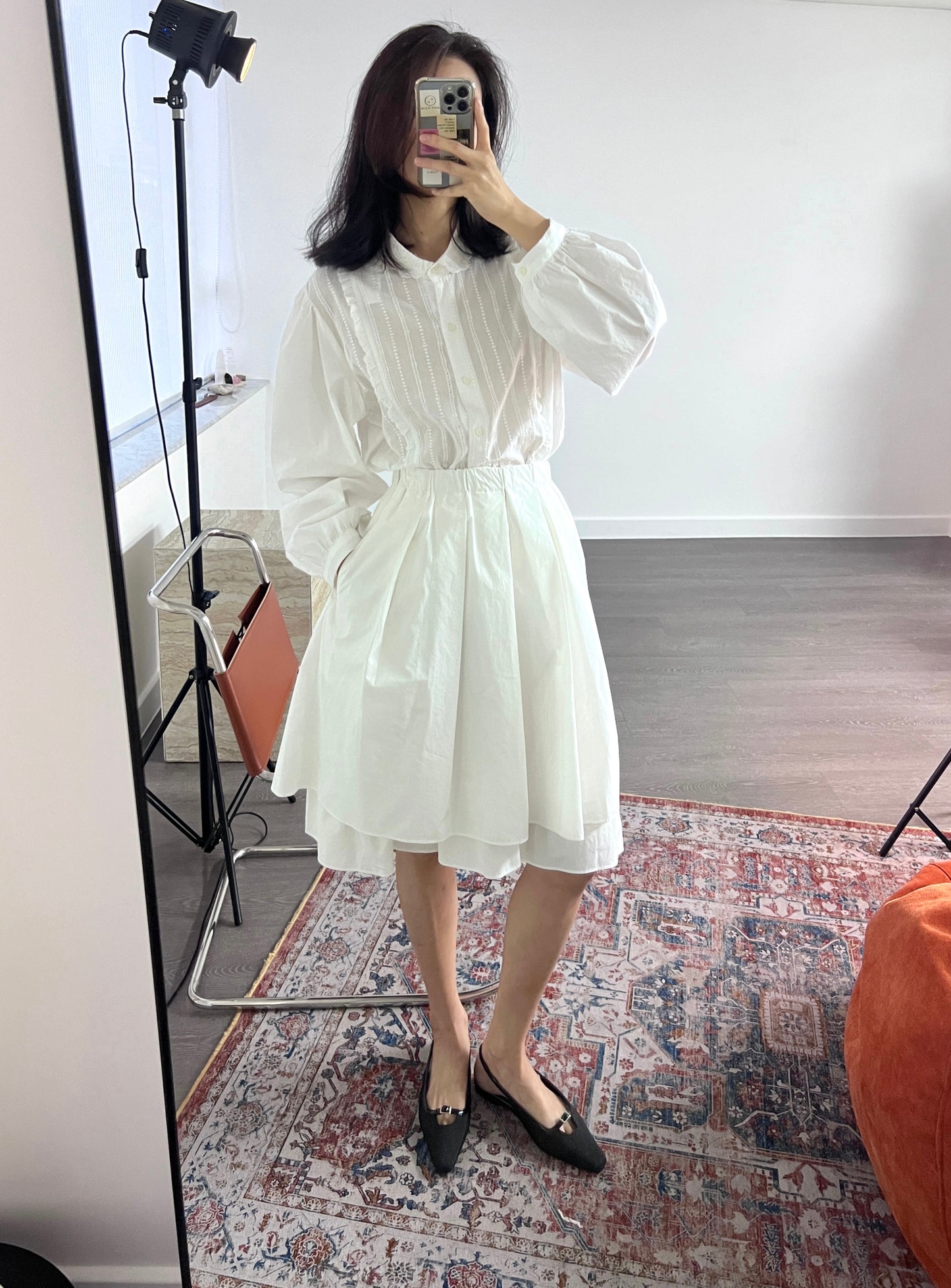 Sold out 24 Spring 羅馬假期套裝｜喱士小領恤衫
