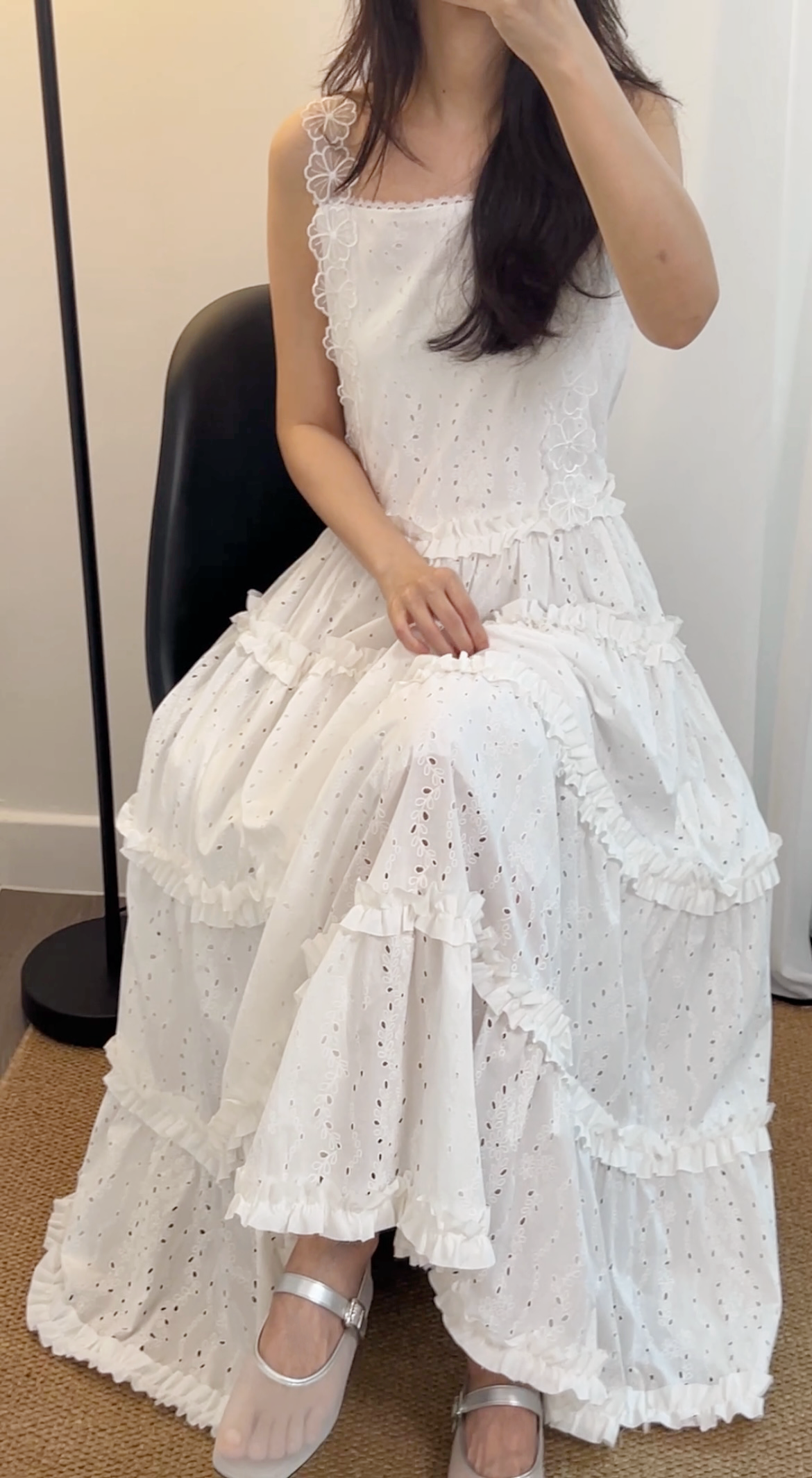 5PO 夏日氛圍 |0525090 Twirl worthy lace dress