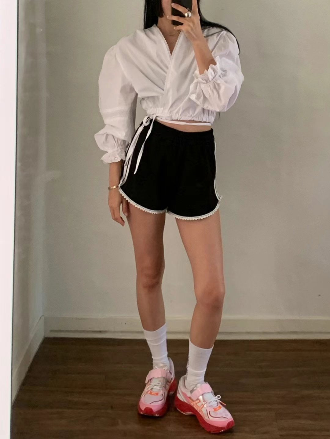 SoftAttire| 6PO No.6 Ava wrap blouse