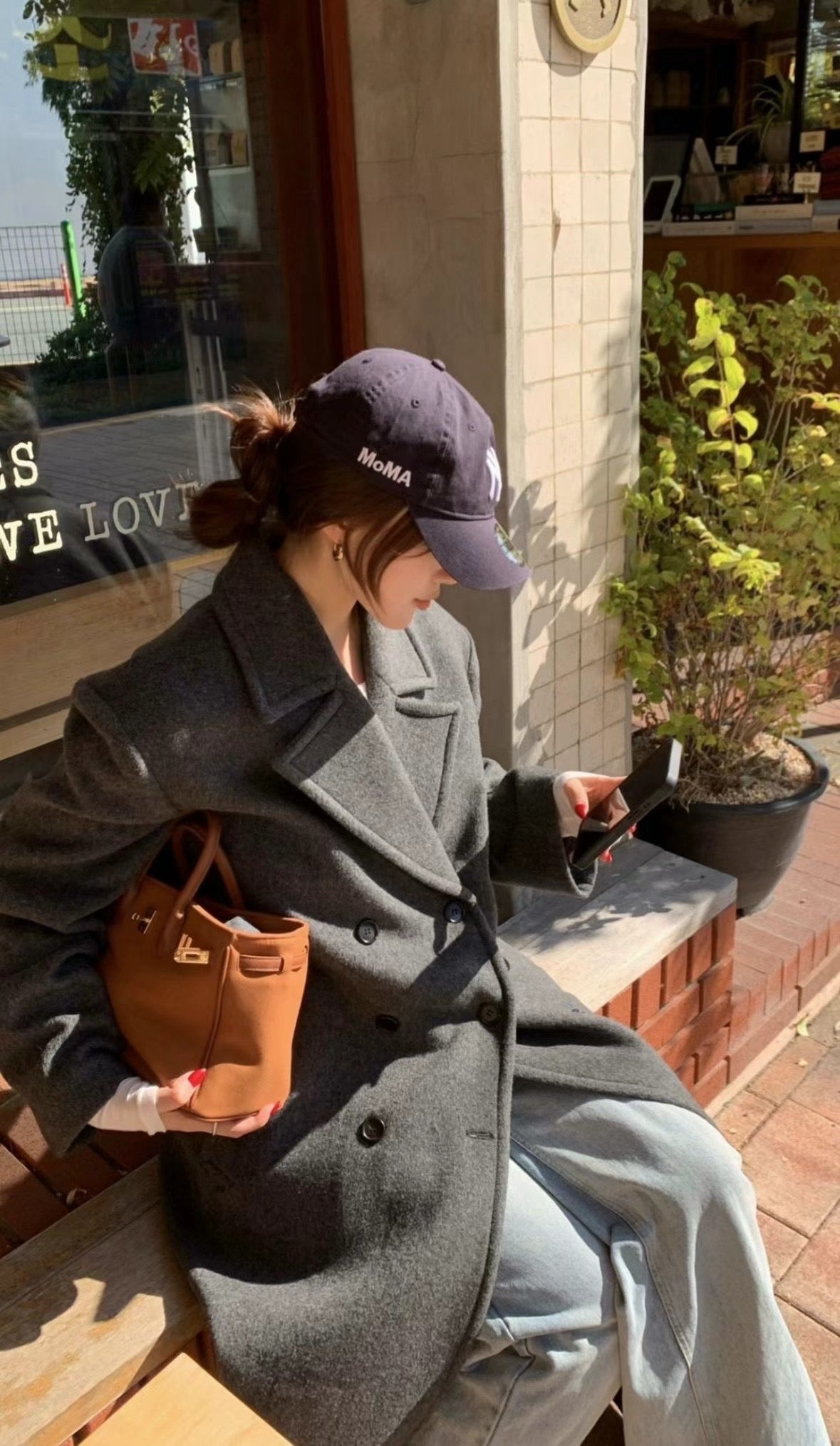 11月PO 24FW流行｜ 1124126 Double breasted Merino wool coat