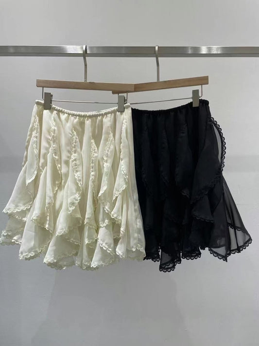 2PO 自留流行款|  0225024 Ruffled Skirt