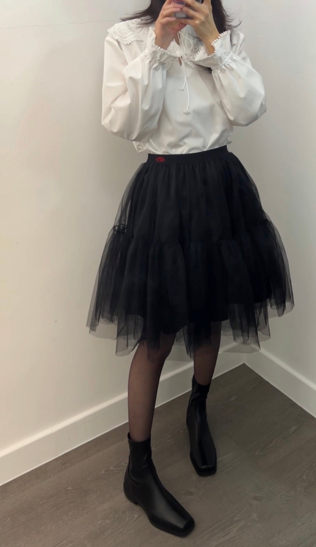 2PO 自留款|  0225016 TuTu midi skirt