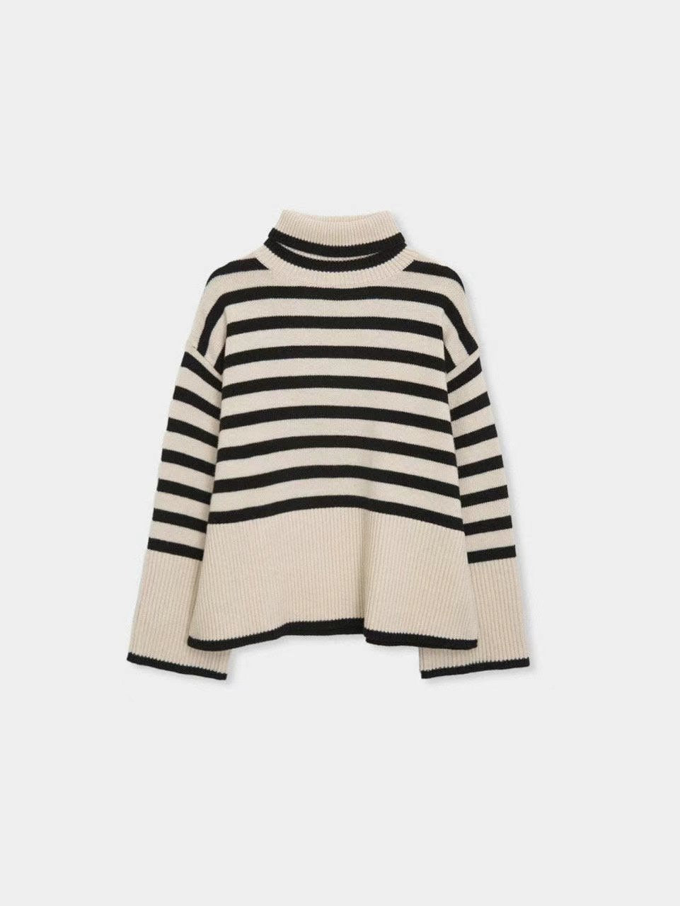 Sold out 1月PO No.24  高質系列| 復活款北歐風條子冷衫