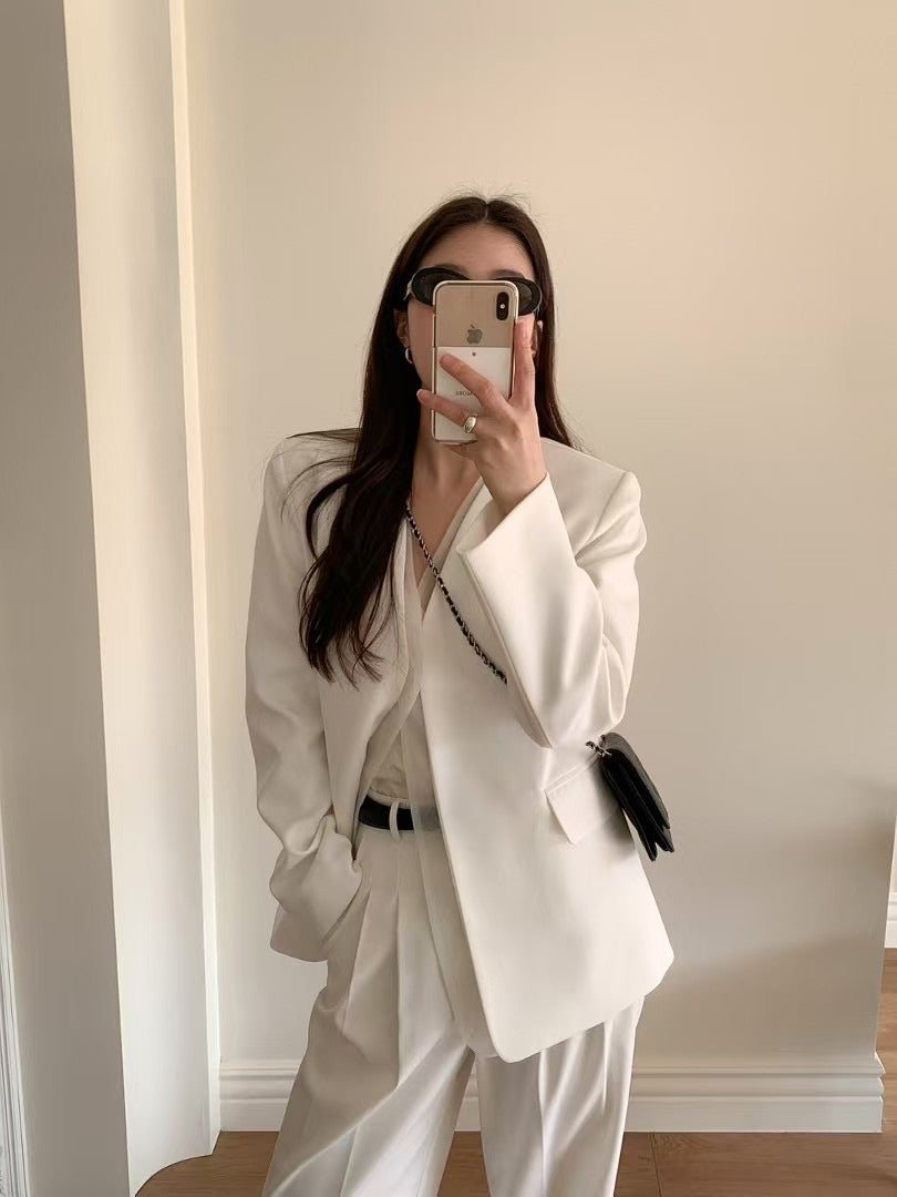 3 PO Hot pick｜0325031 Sheer Trim jacket set