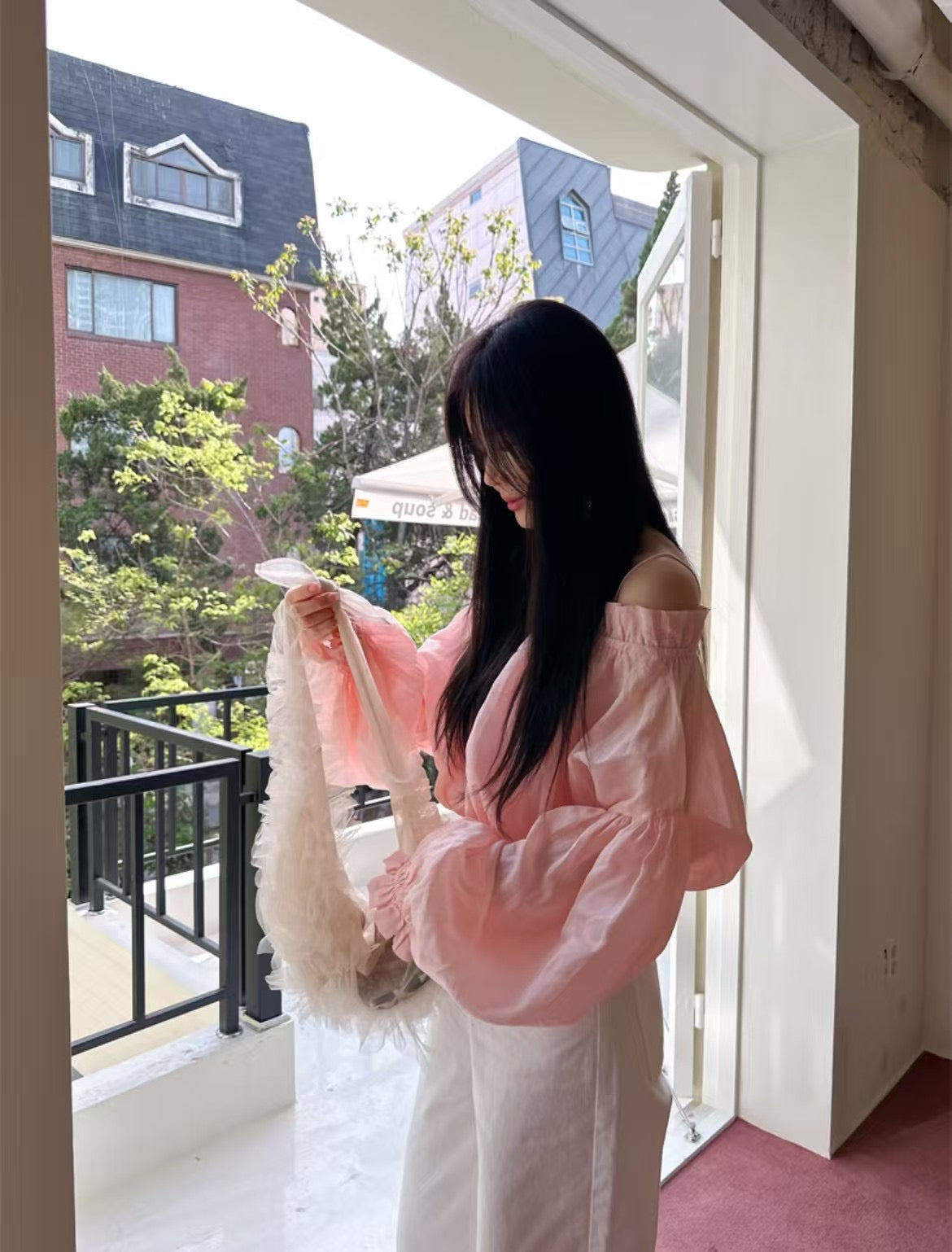 5PO 漂亮🤍美感款|0525081 One shoulder blouse