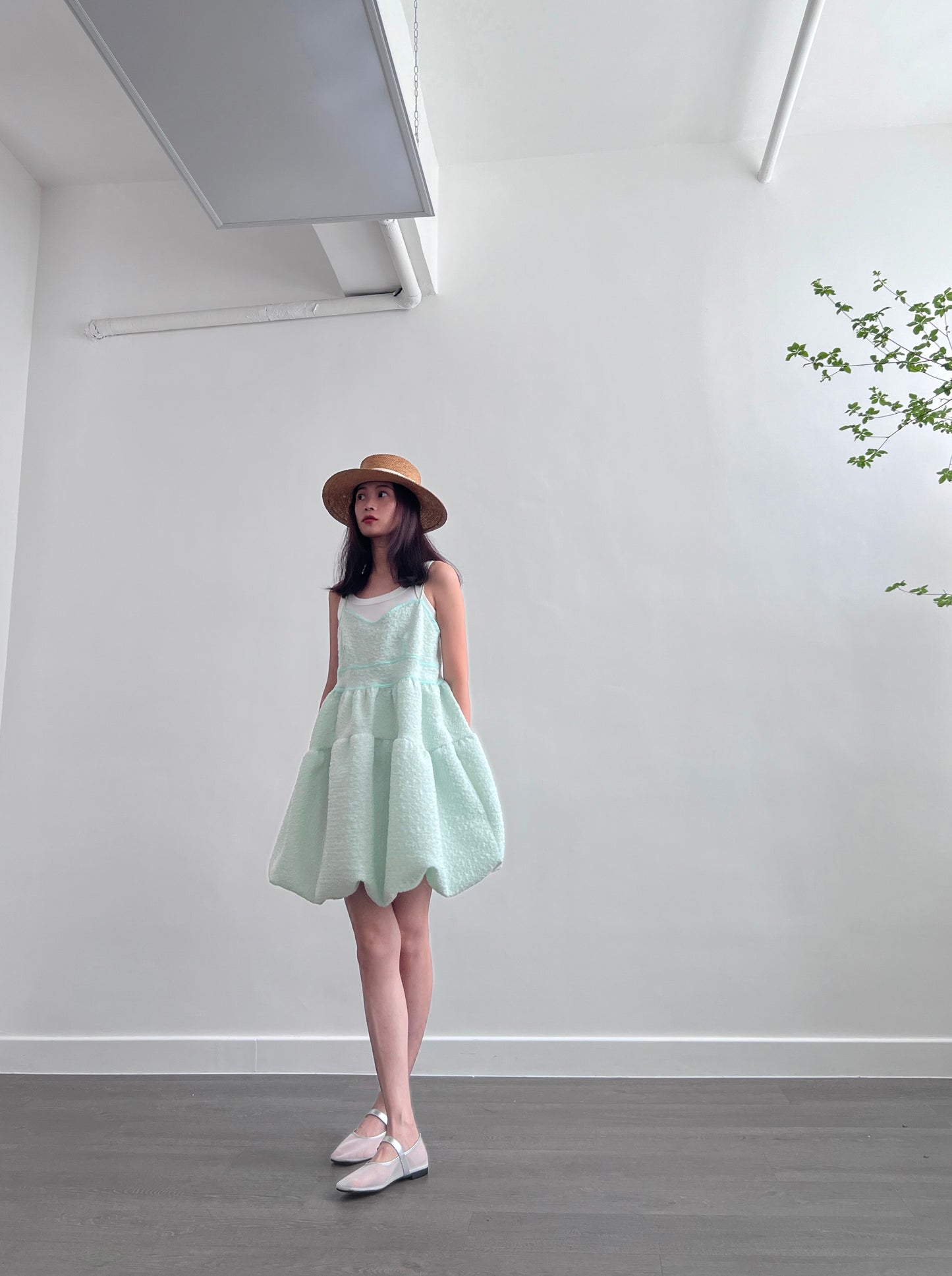Sold out 5Pre order  No.1 打卡超上鏡| Blossom mini dress