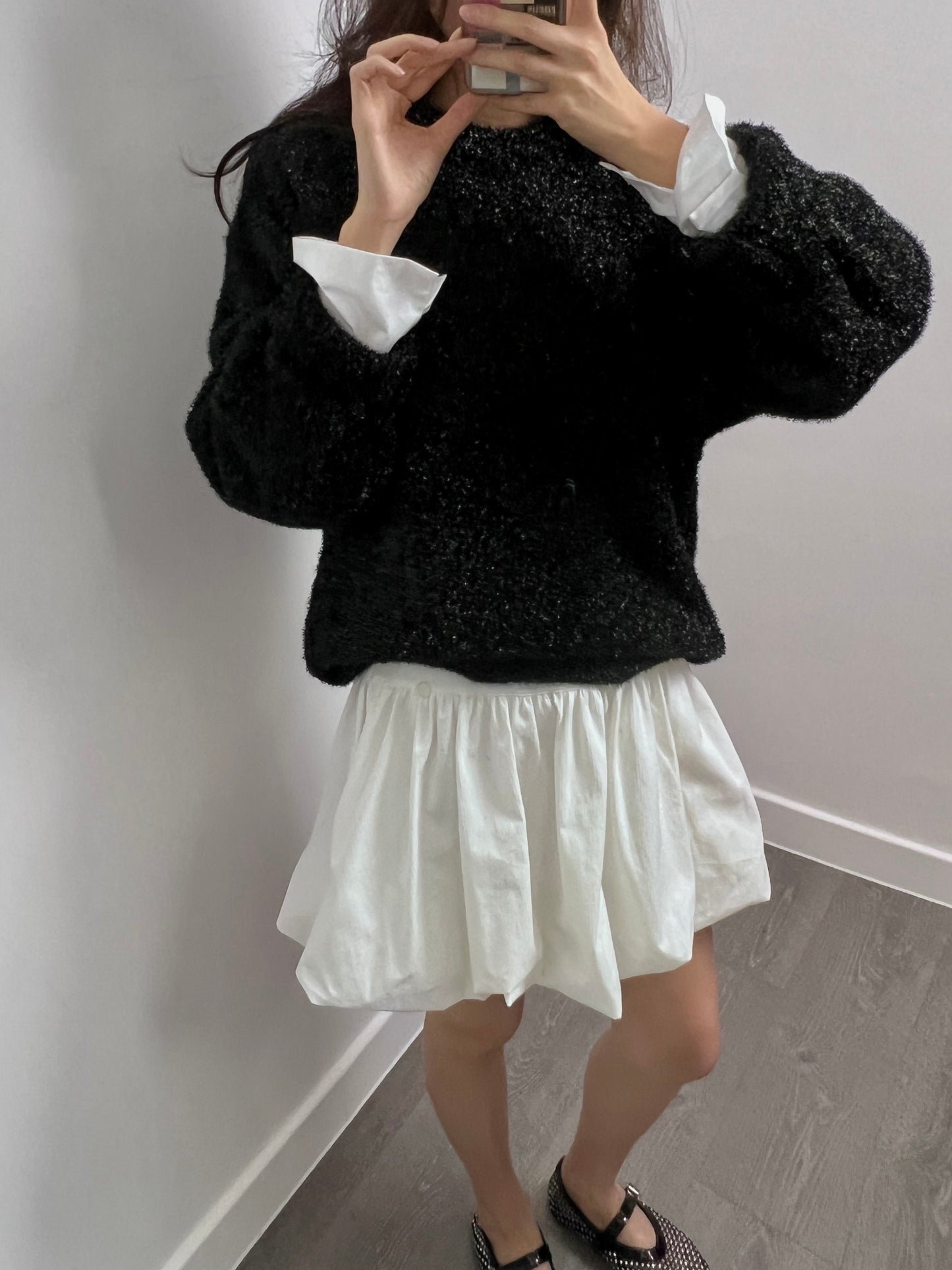 9PO |0924059 Mini balloon skirt