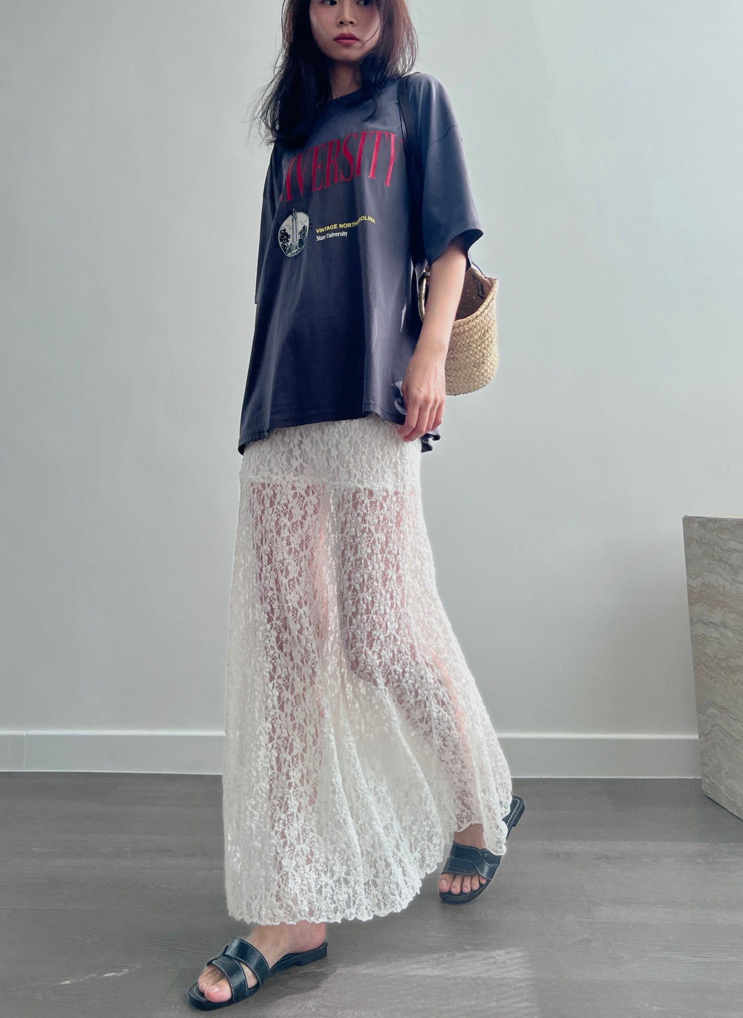 7PO 自留款| No.11 Selena lace maxi skirt