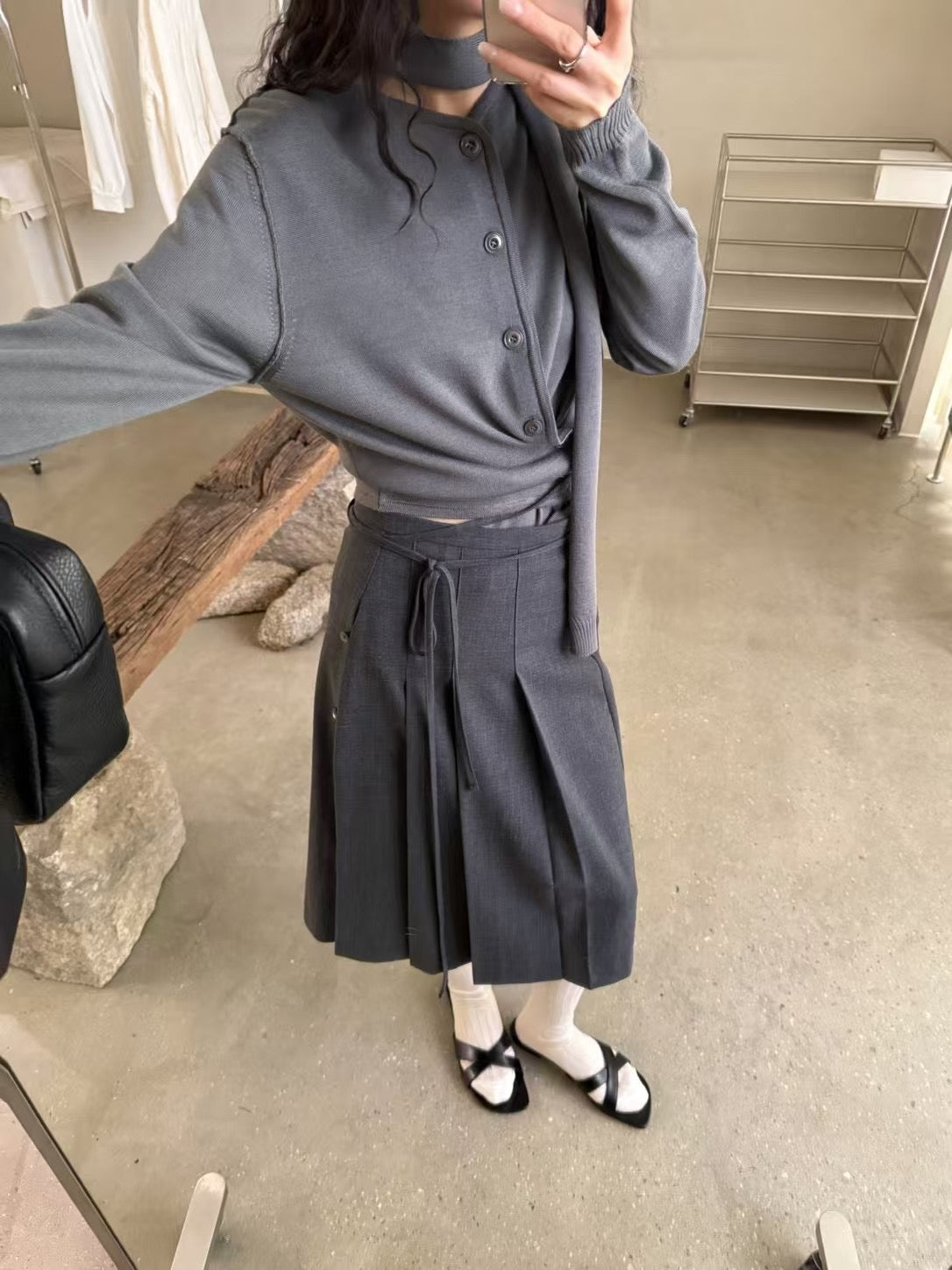 2PO 自留 |  0225023 綁帶cardigan