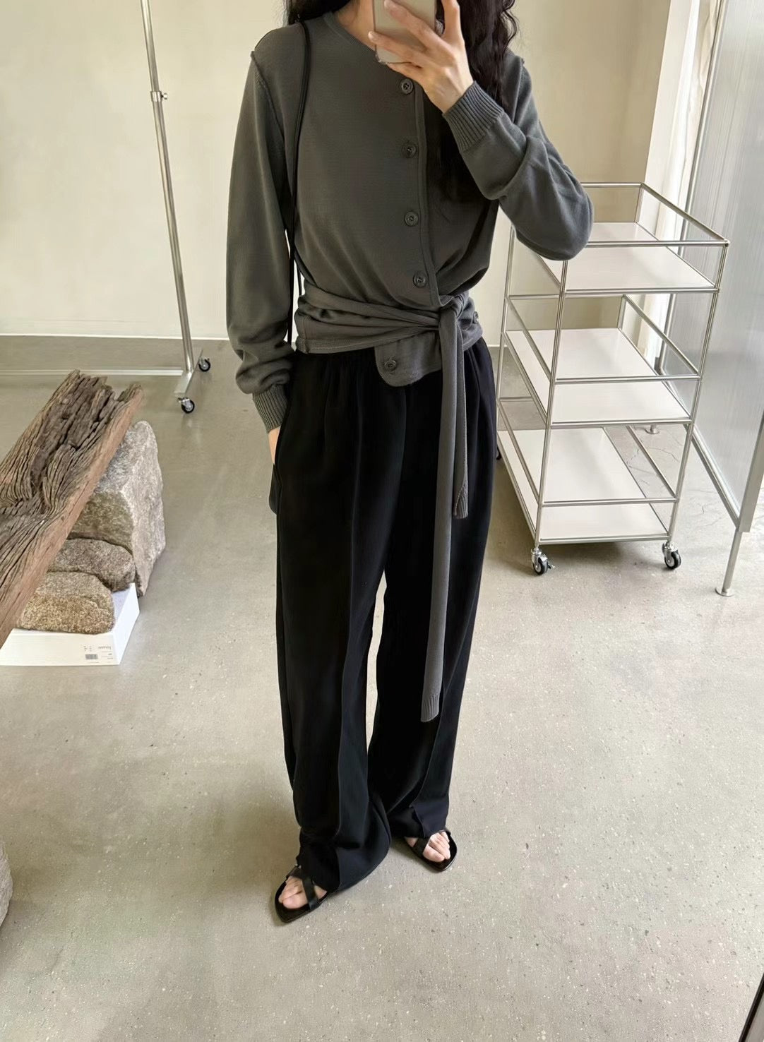 2PO 自留 |  0225023 綁帶cardigan