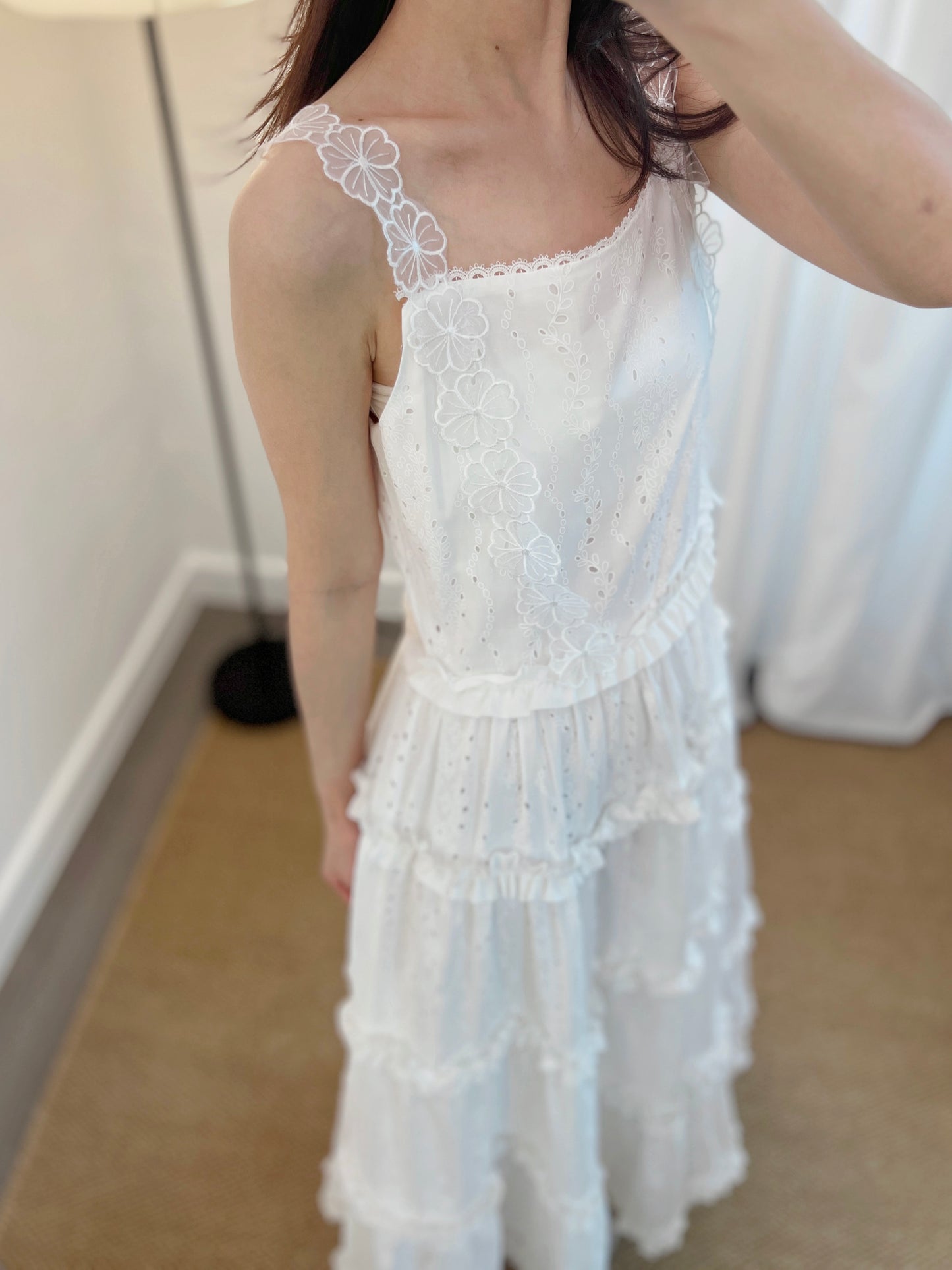 5PO 夏日氛圍 |0525090 Twirl worthy lace dress