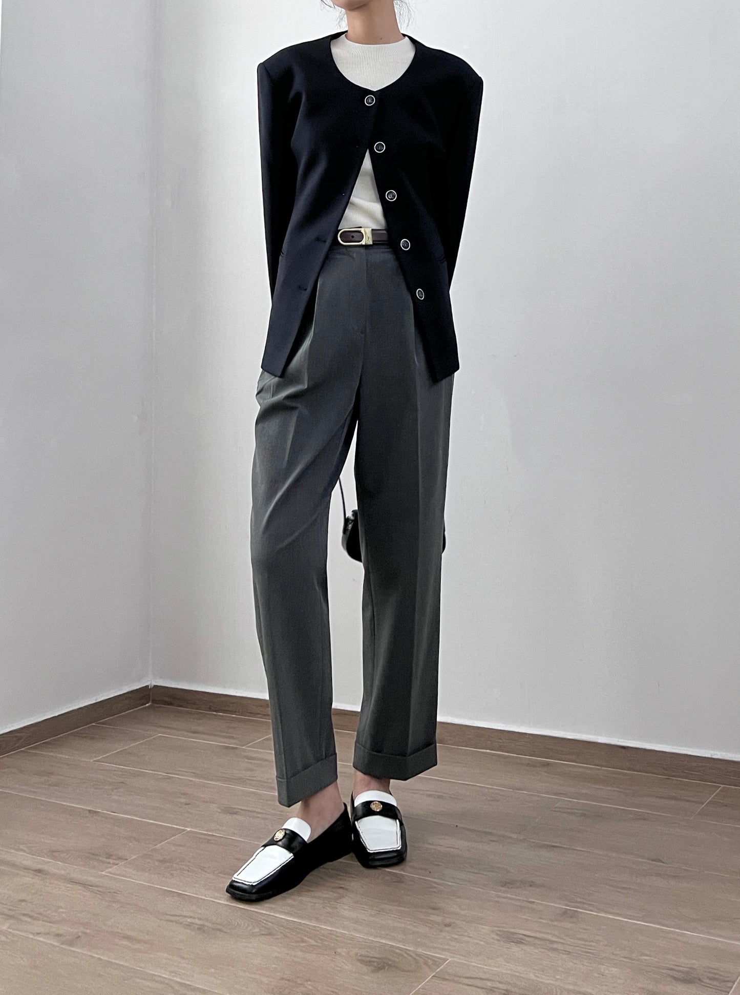 Sold out ✖️立秋PO No.12 Cuffed trousers