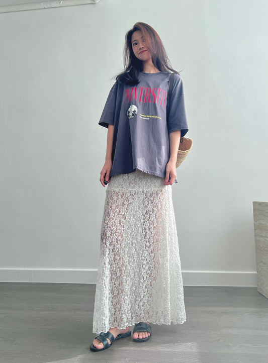 7PO 自留款| No.11 Selena lace maxi skirt