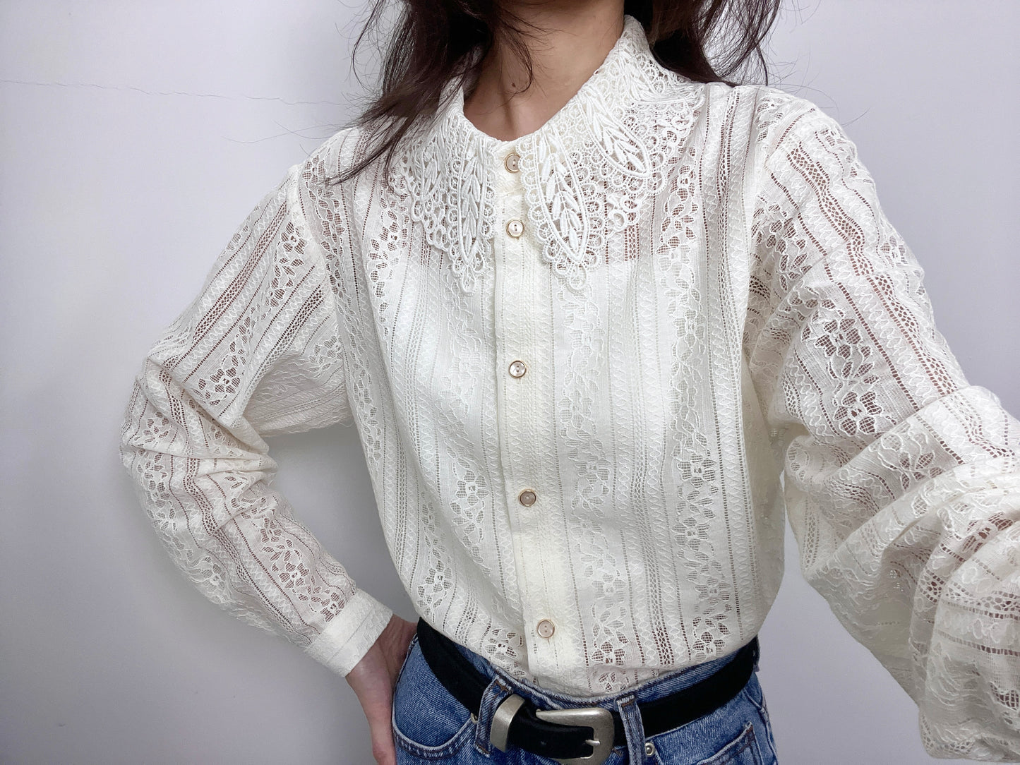 11月PO 浪漫配搭｜ 1124112 Lace shirts