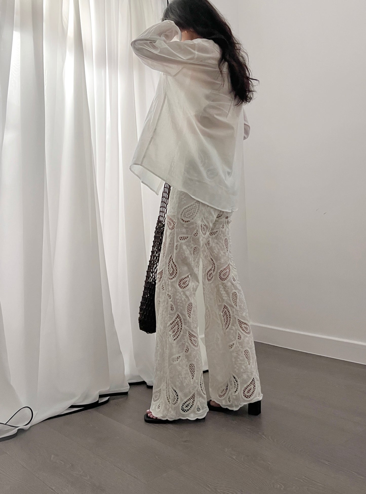 6PO 自留款 ｜06250127   Paisley lace pants