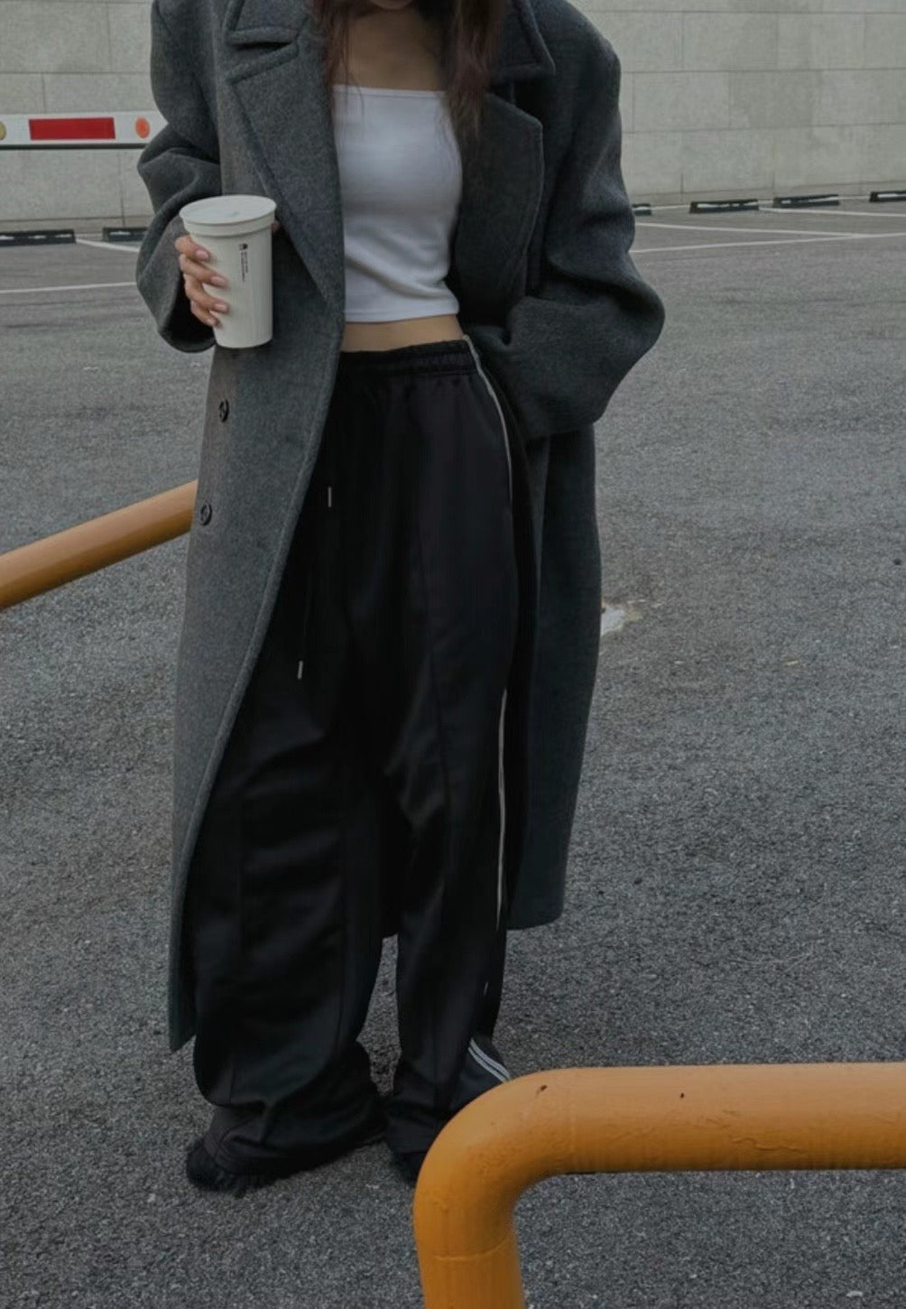 11月PO 24FW流行｜ 1124126 Double breasted Merino wool coat