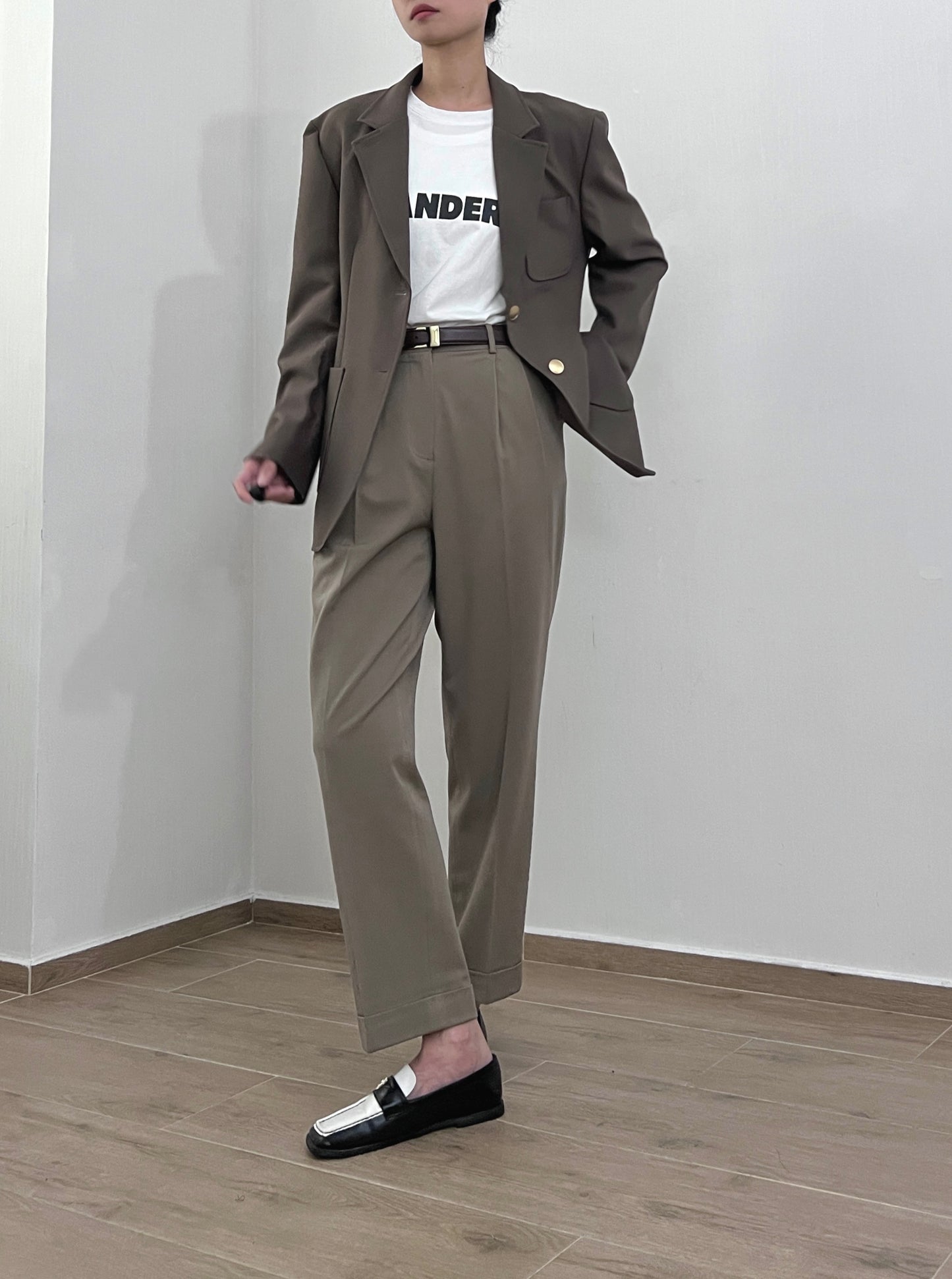 Sold out ✖️立秋PO No.12 Cuffed trousers