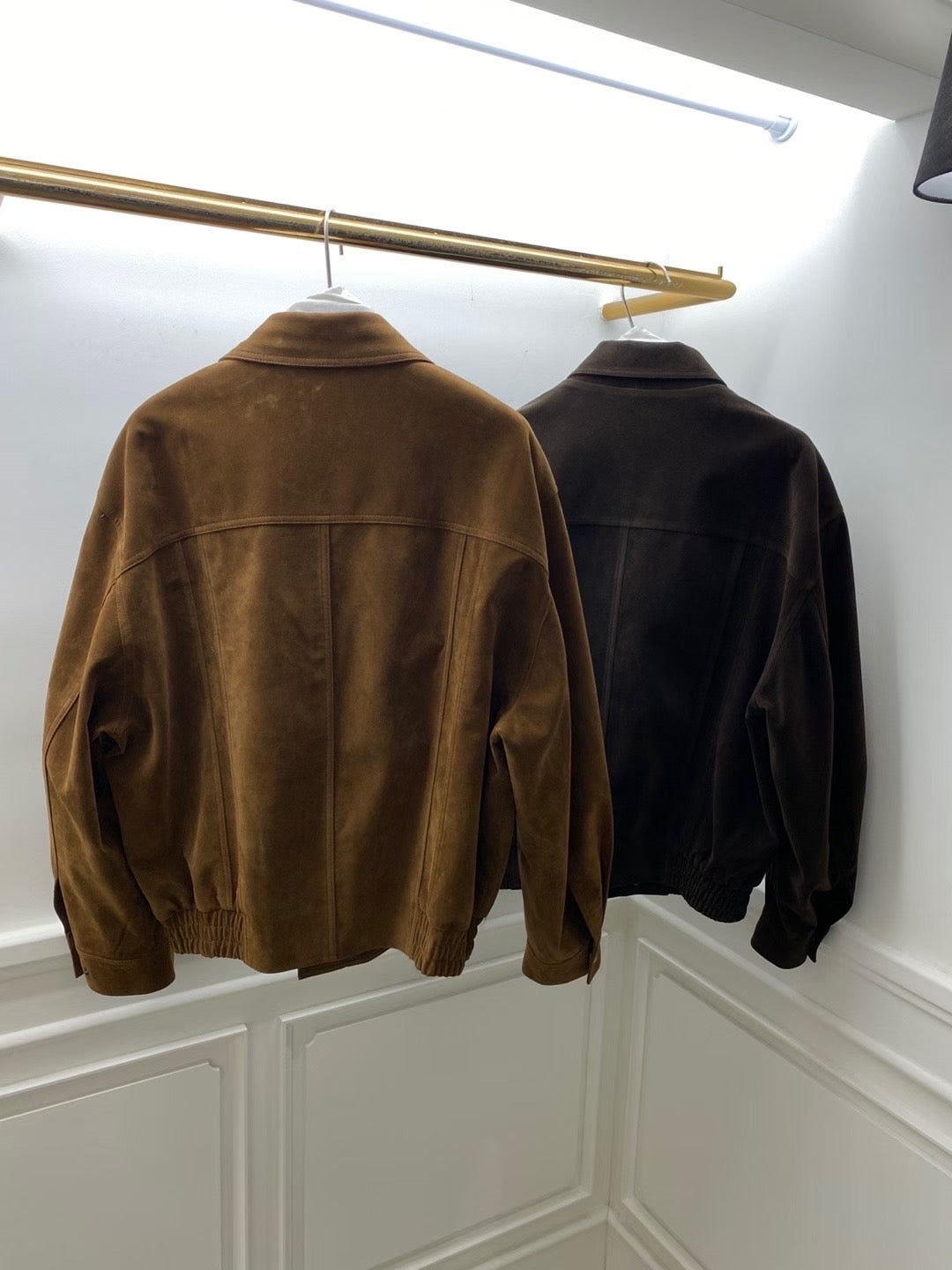 9PO 推薦必入款 | 08250159 仿麂皮面 Bomber jacket