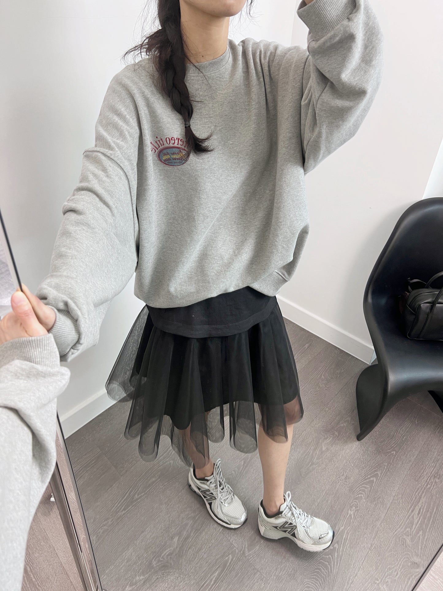 3 PO 2025流行款｜0325039 Sheer tulle skirt