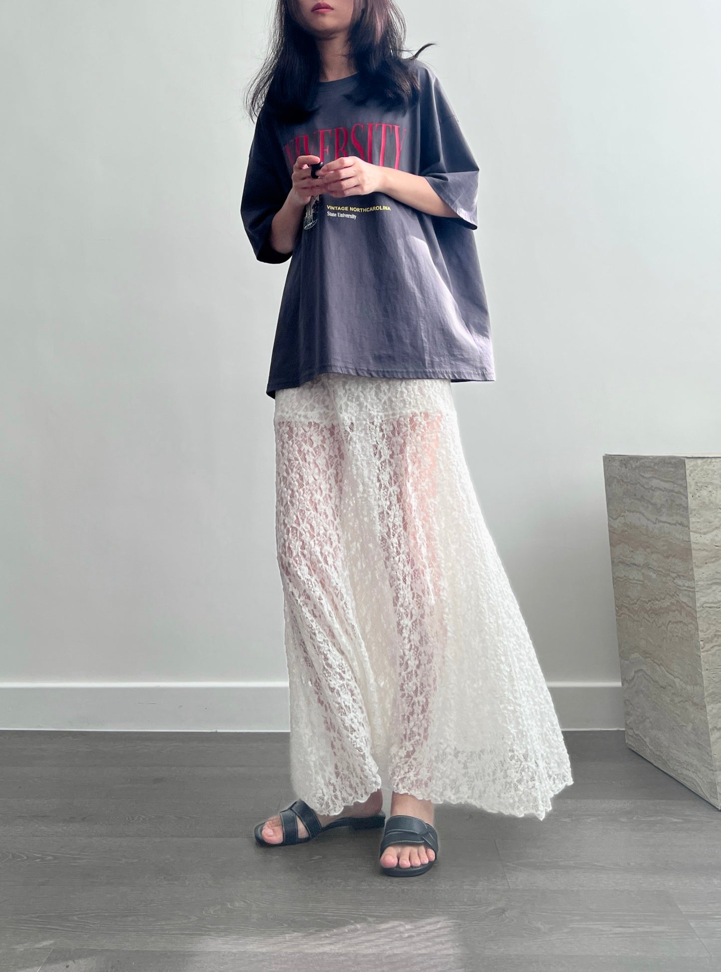 7PO 自留款| No.11 Selena lace maxi skirt