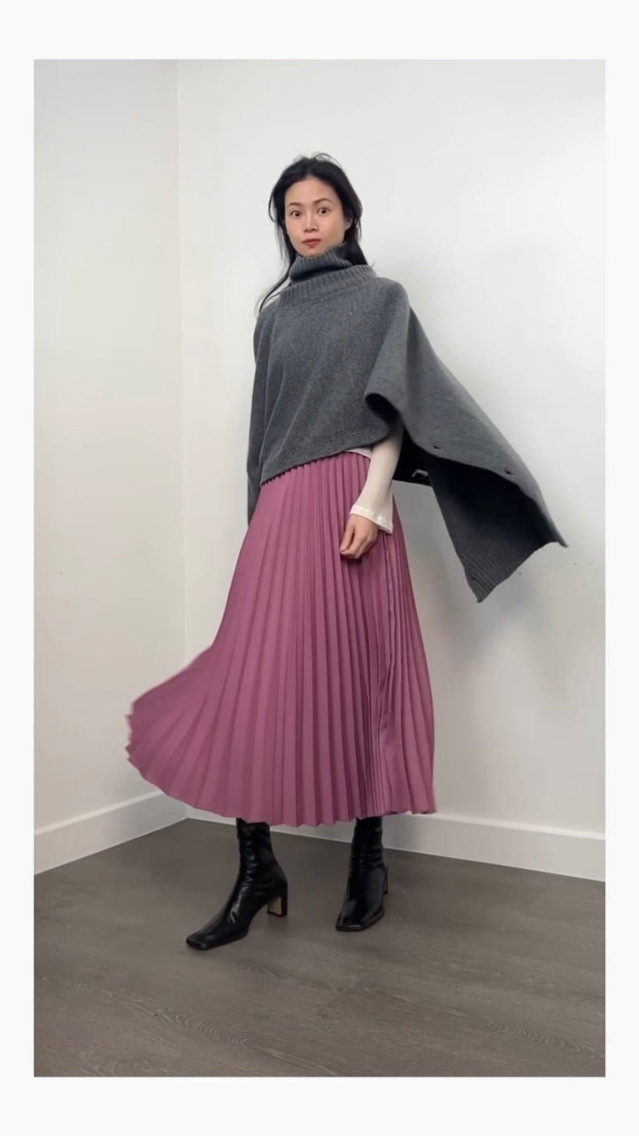 JanPO New Year’s Capsule  | 0125008 復活款百摺裙