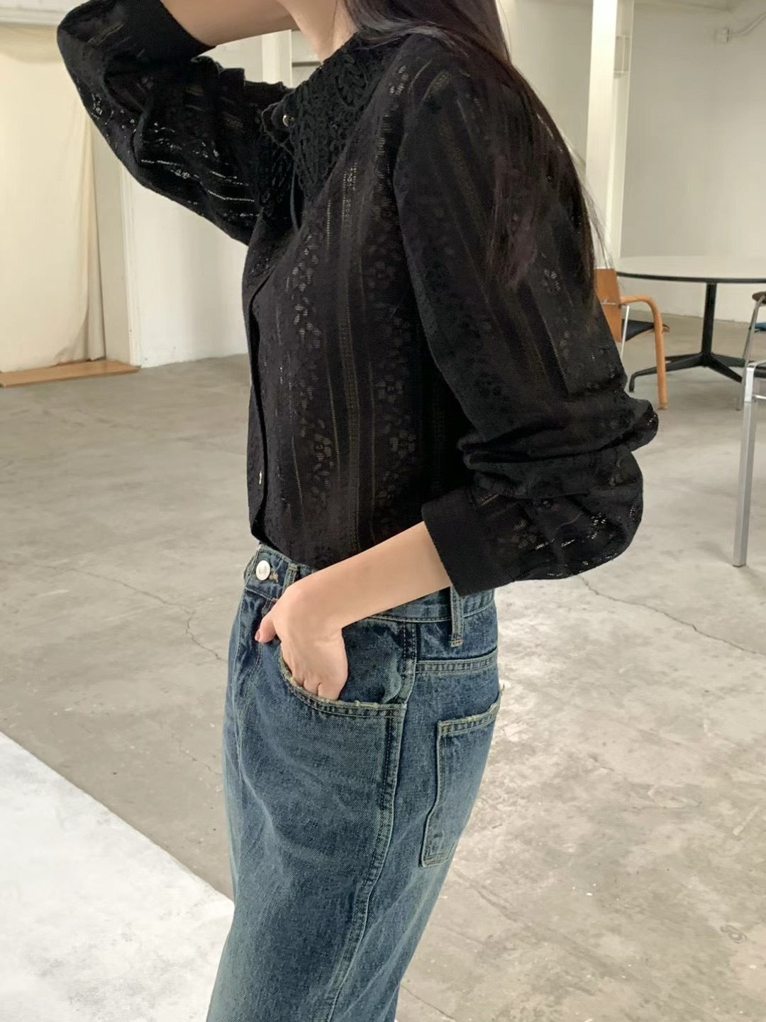 11月PO 浪漫配搭｜ 1124112 Lace shirts
