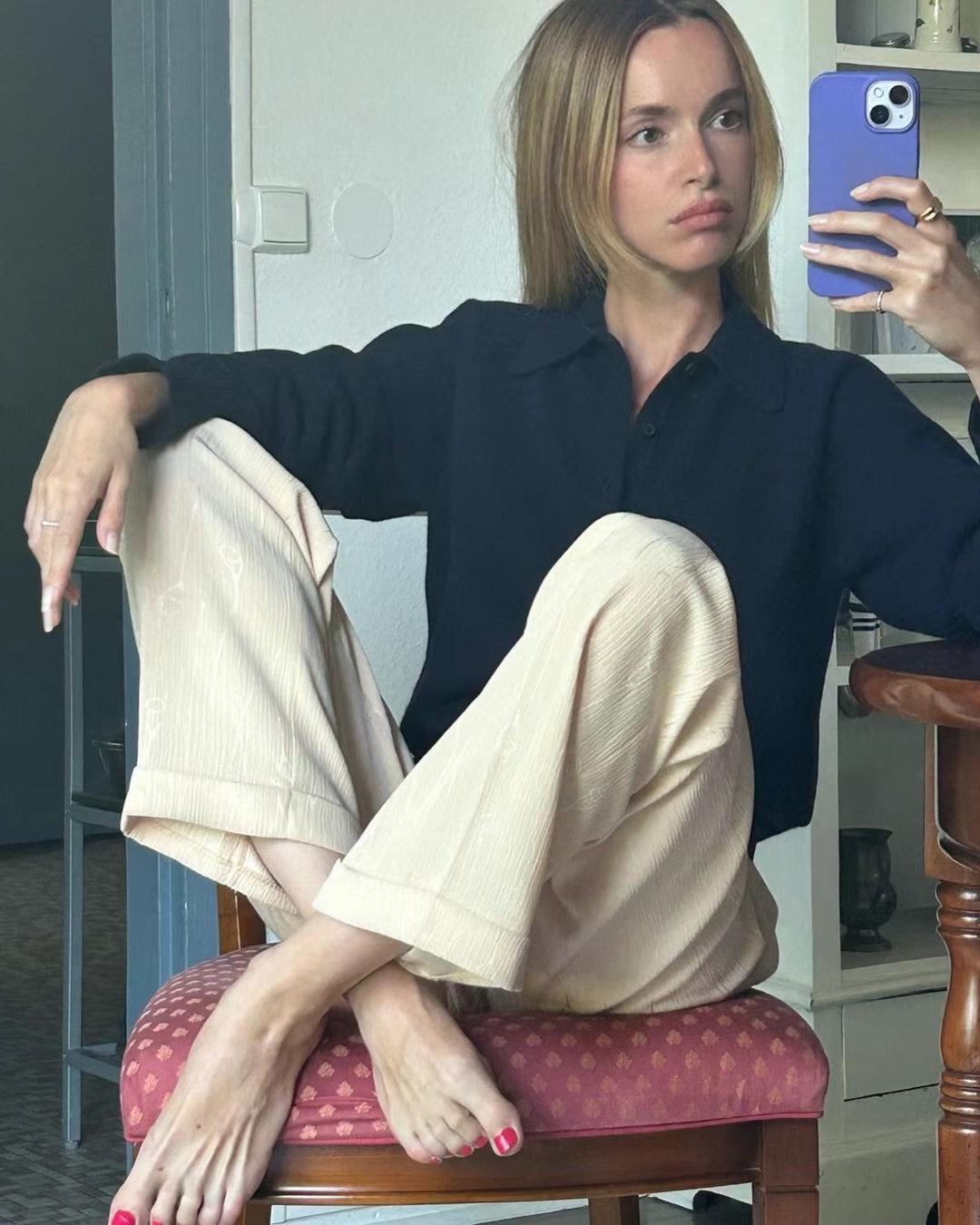 Sold out 12PO No.7 Minimalist | Merino + Cashmere Polo neck sweater