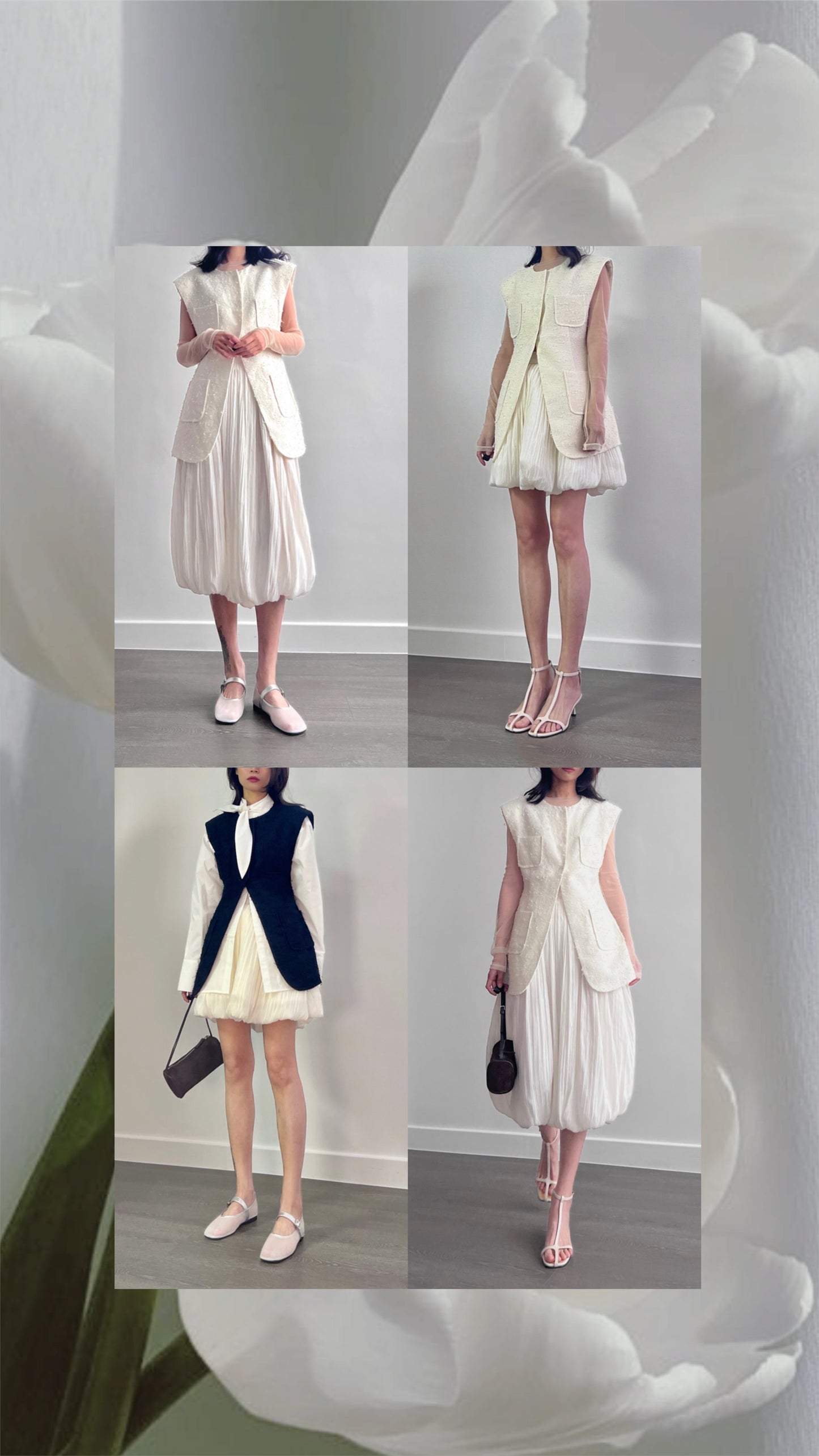 Sold out 24 Spring Spring romance |2 ways Tulip skirt