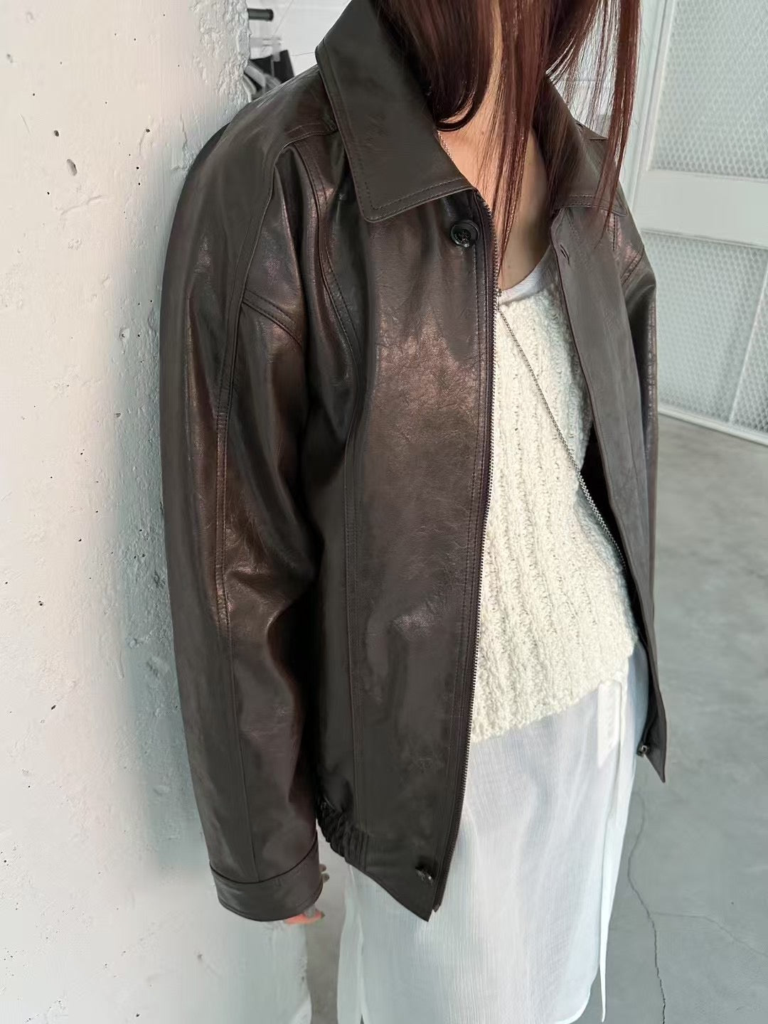 2PO 推介款|  0225029 Faux leather jacket