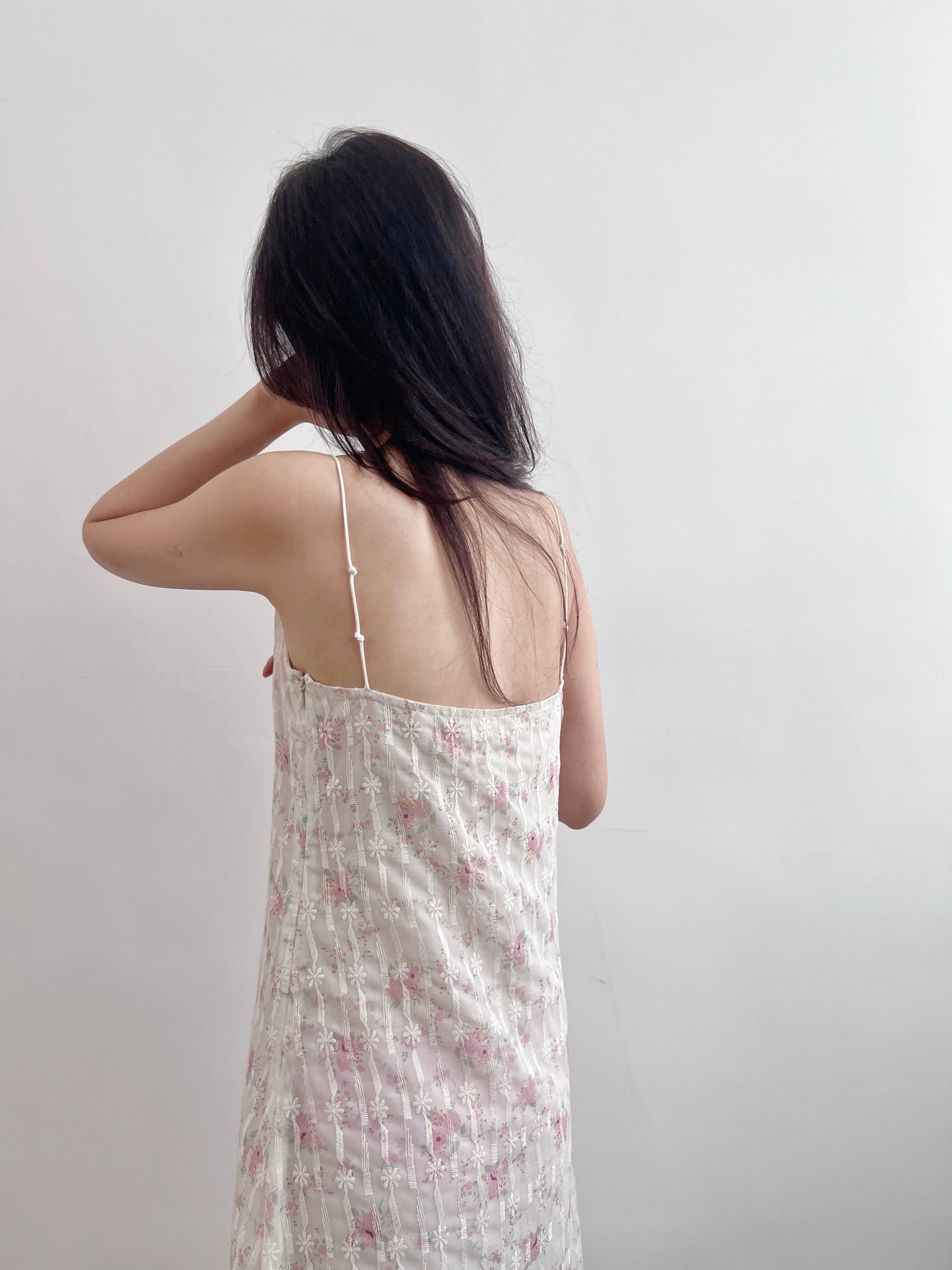 6PO 自留款｜06250104  小碎花吊帶長裙