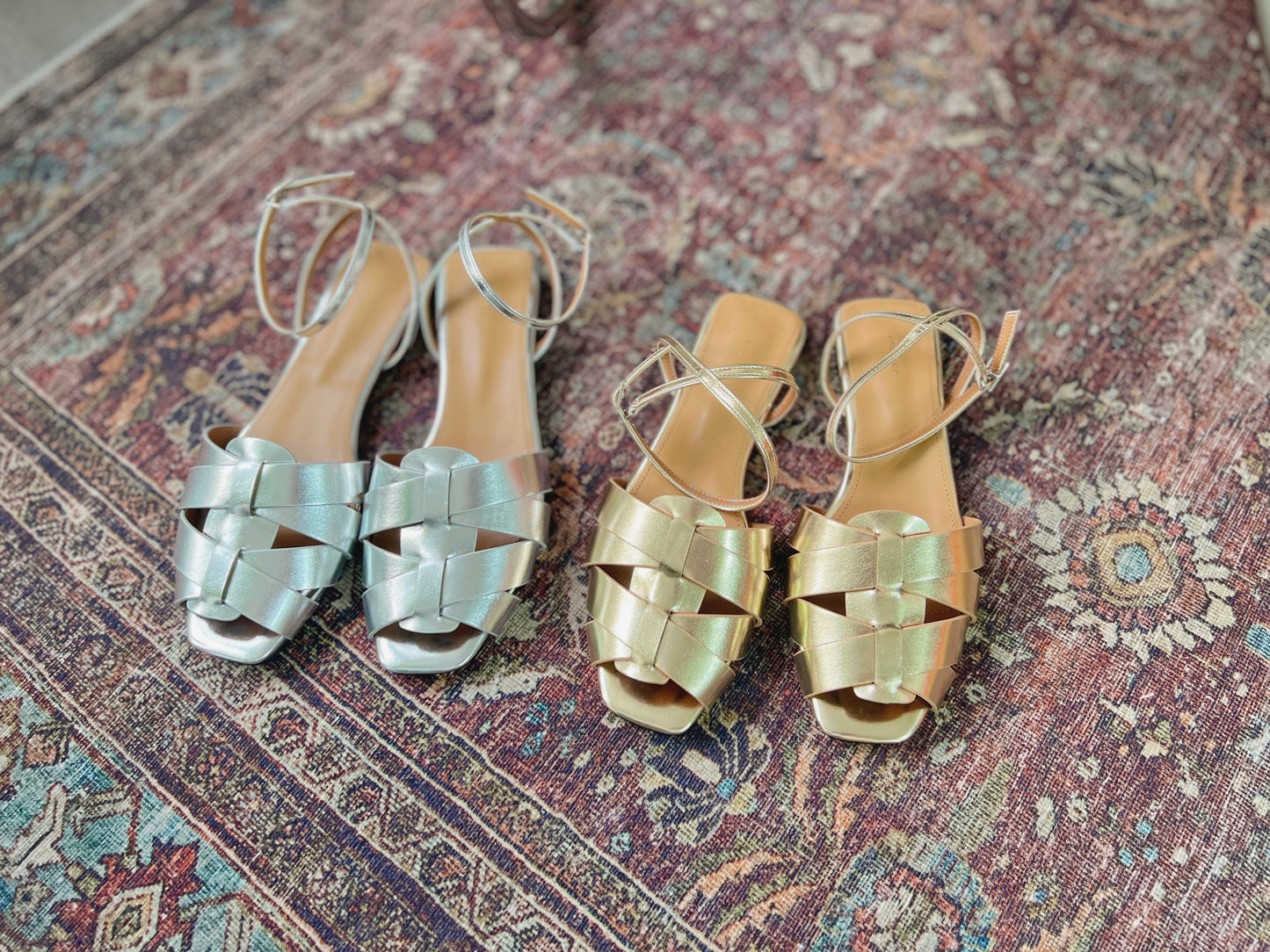 4PO | SH0045  自留款✨ Metallic Sandals