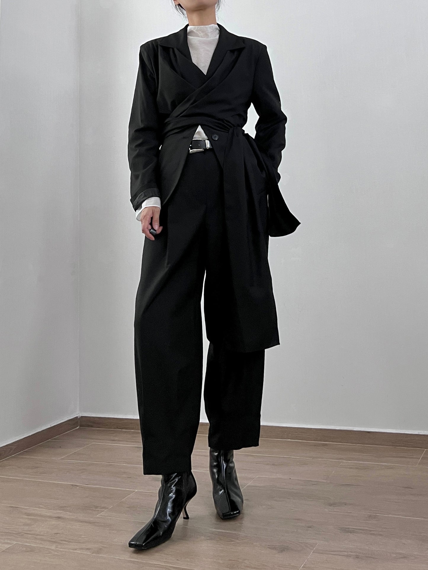 立秋PO No.3 Tie front Blazer