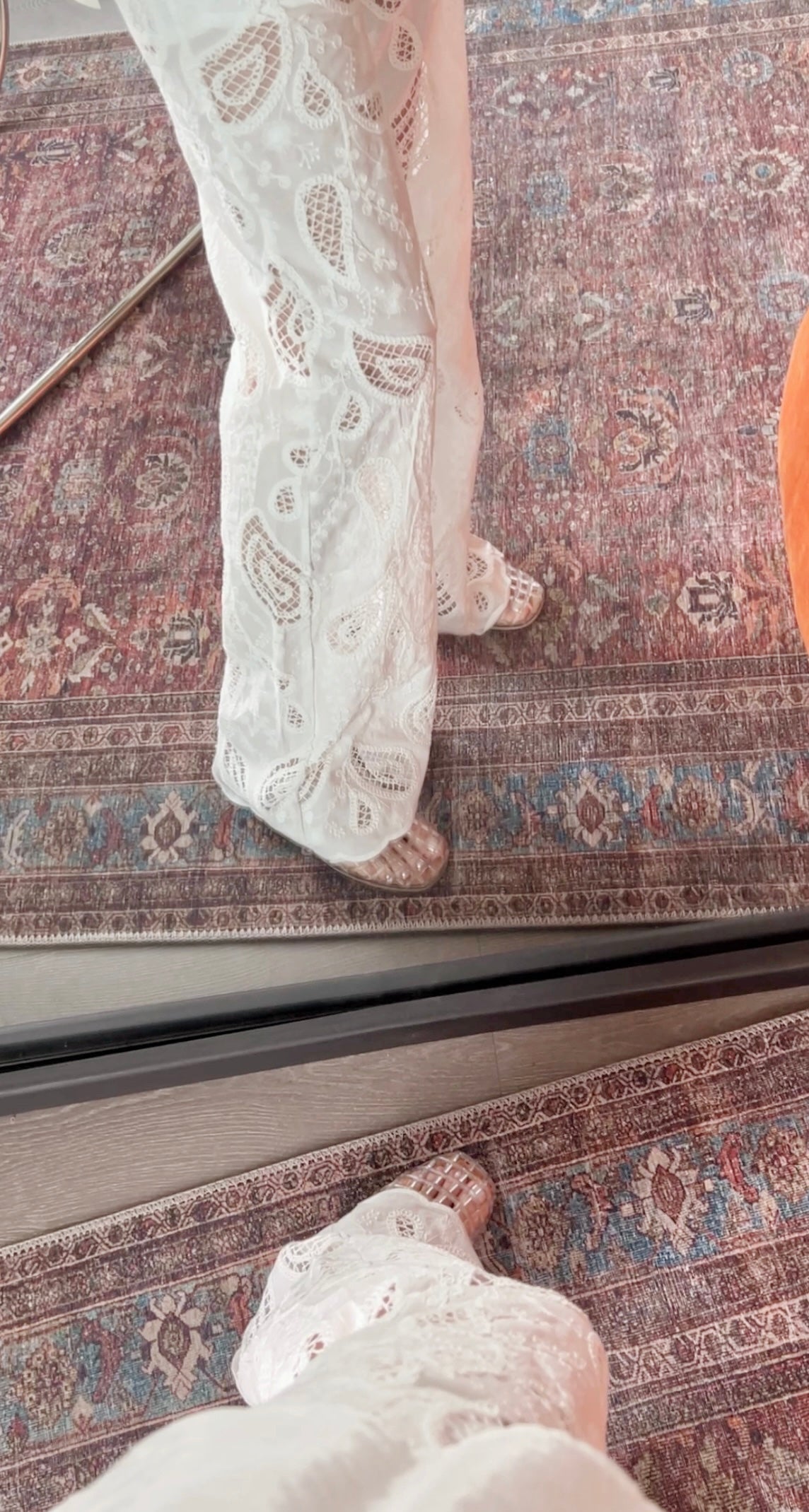 6PO 自留款 ｜06250127   Paisley lace pants