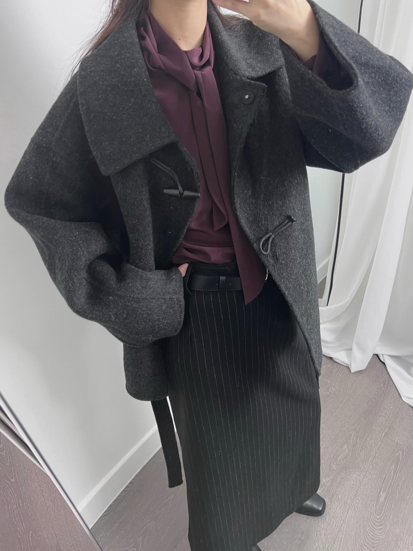 12PO 0120250242 tie neck blouse
