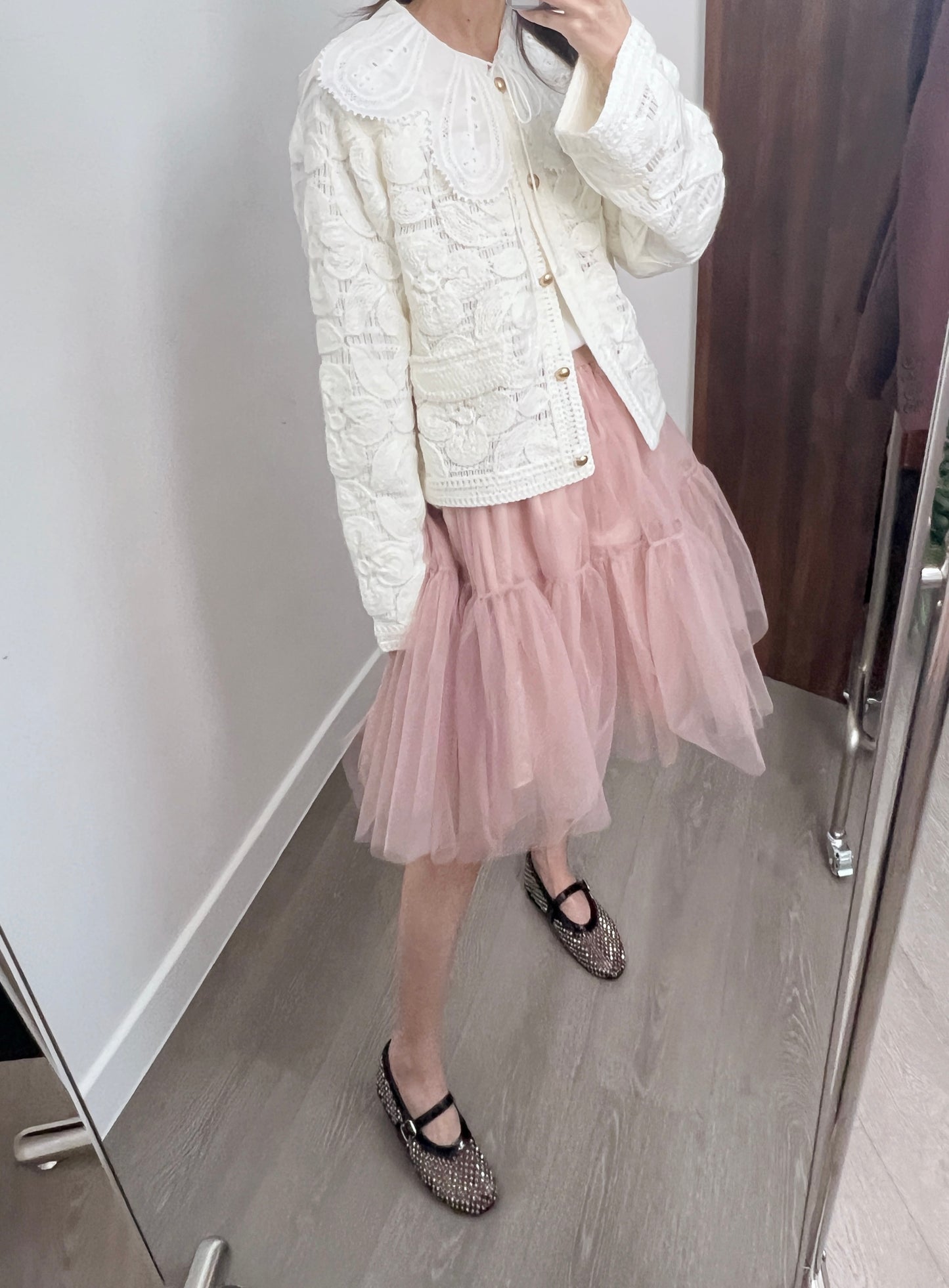 2PO Boho chic |  0225019 通花針織cardigan