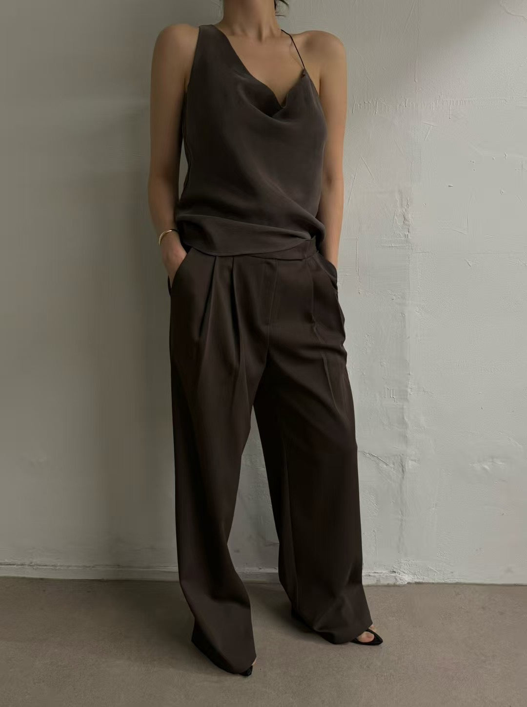 6PO Classy outfit｜06250112 Satin camisole
