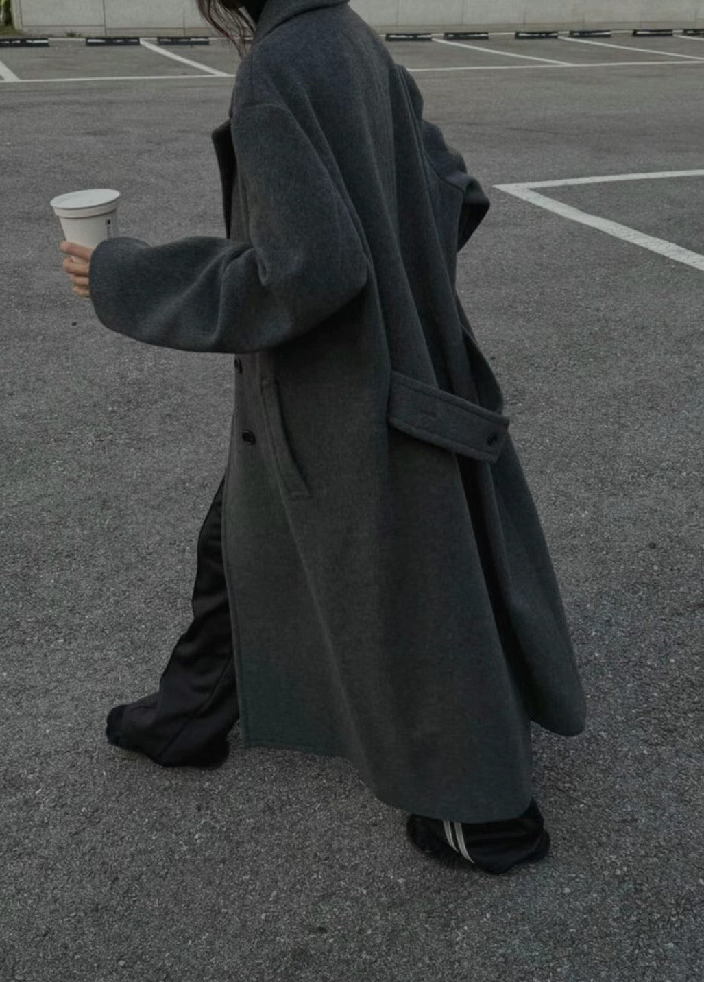 11月PO 24FW流行｜ 1124126 Double breasted Merino wool coat