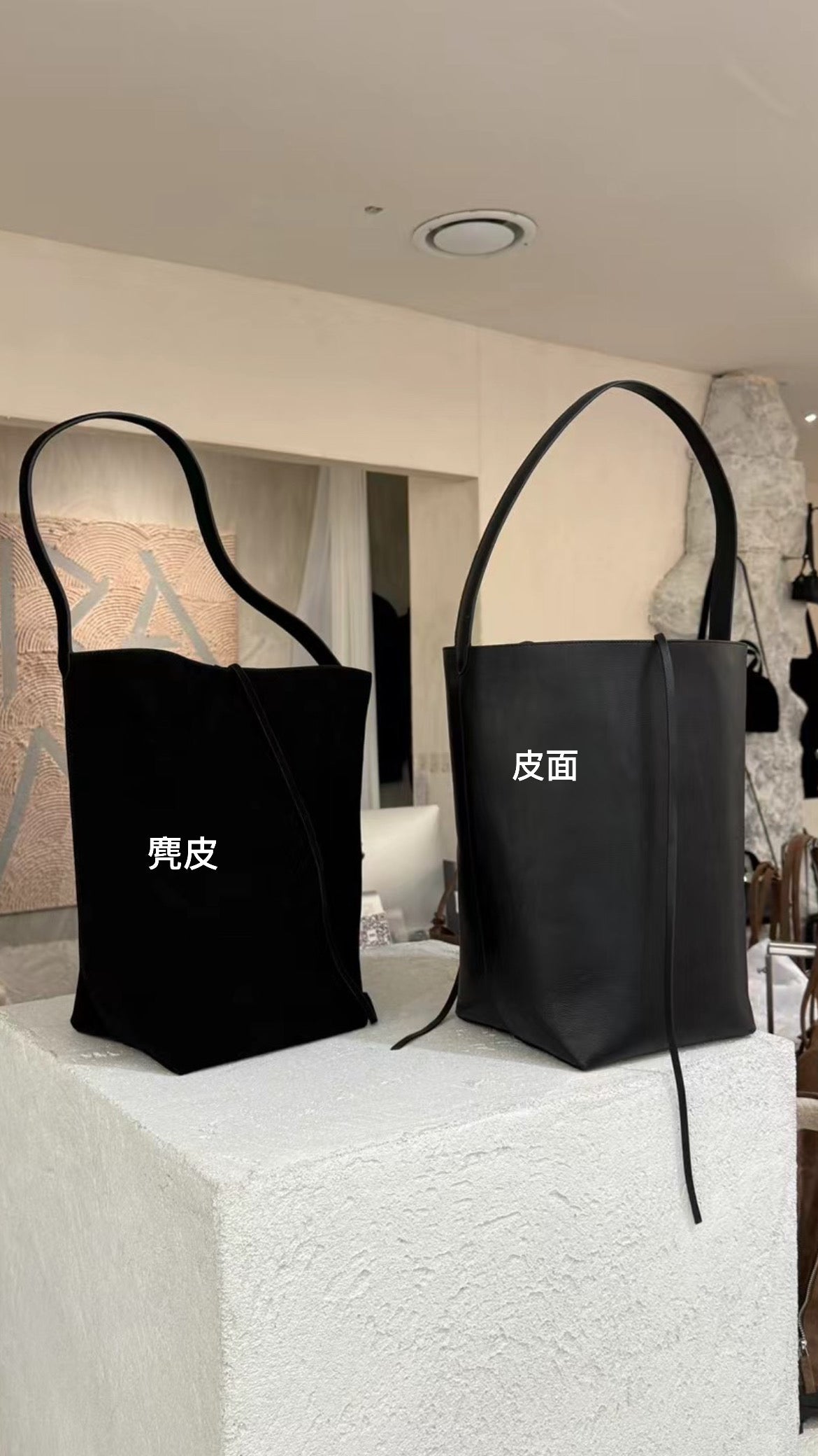 3PO|  BAG006  leather bucket bag