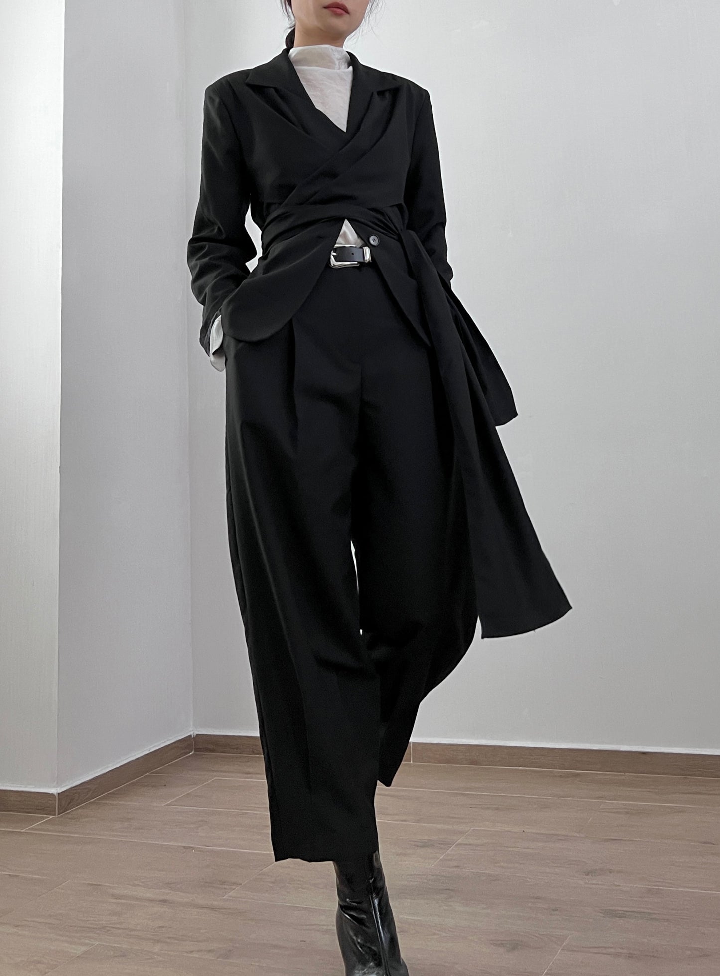 立秋PO No.3 Tie front Blazer