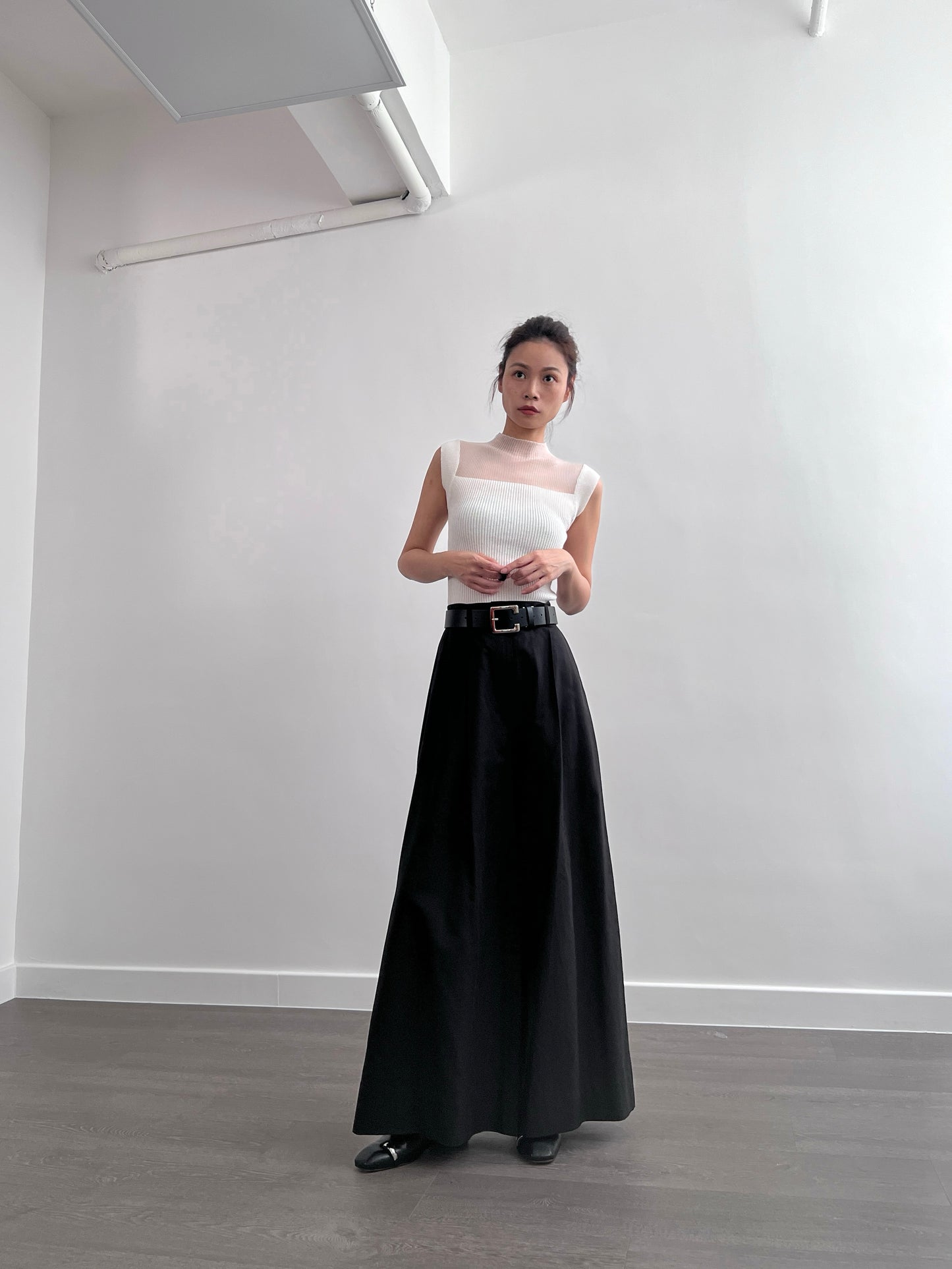 Sold out 4PO No.1 chino wide leg pants