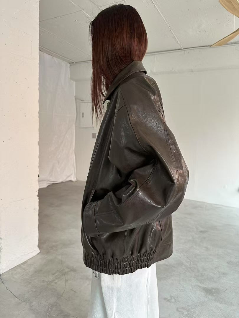 2PO 推介款|  0225029 Faux leather jacket