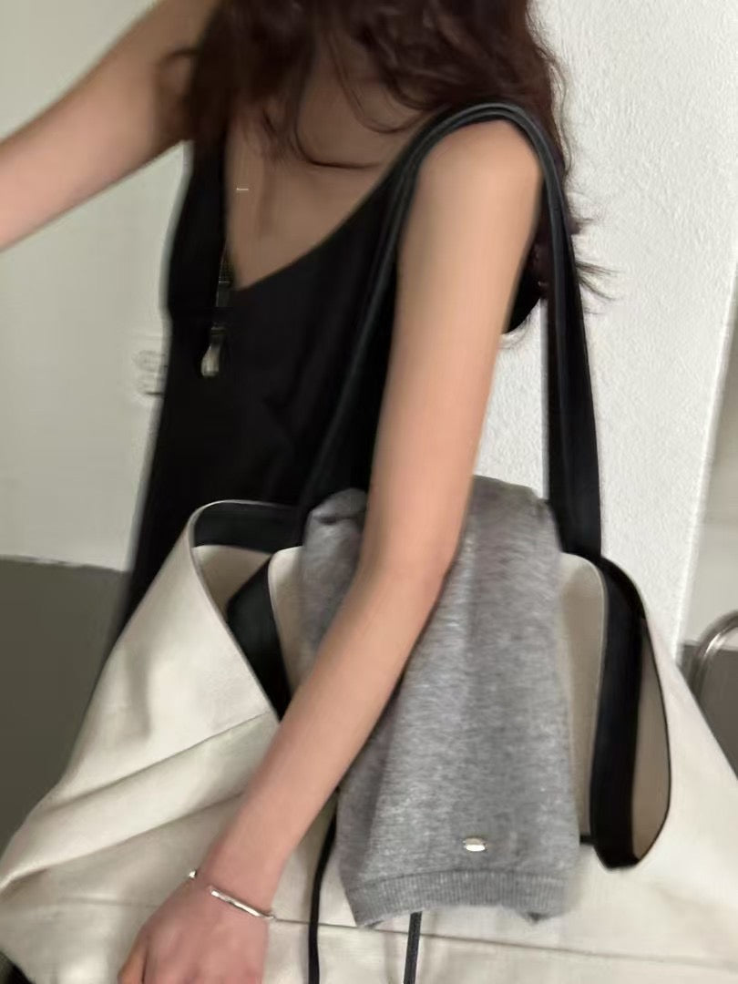4 PO｜BAG008   Sailboat oversized tote bag