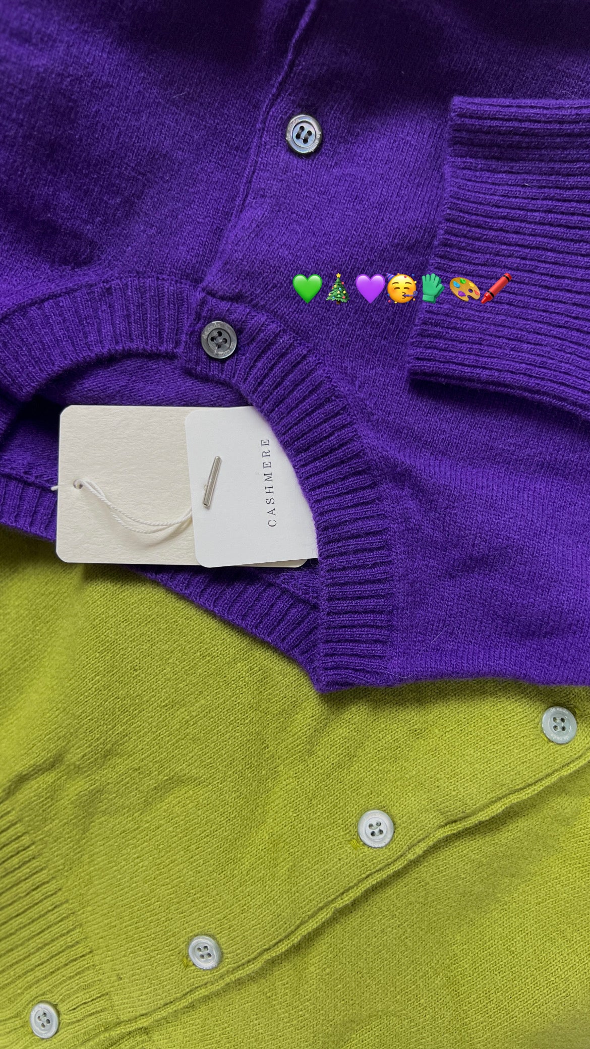 12PO 自留2色 | 1224133 靚色Cardigan