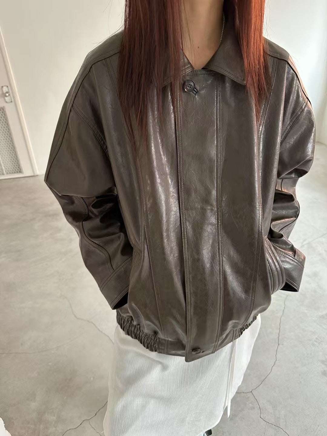 2PO 推介款|  0225029 Faux leather jacket