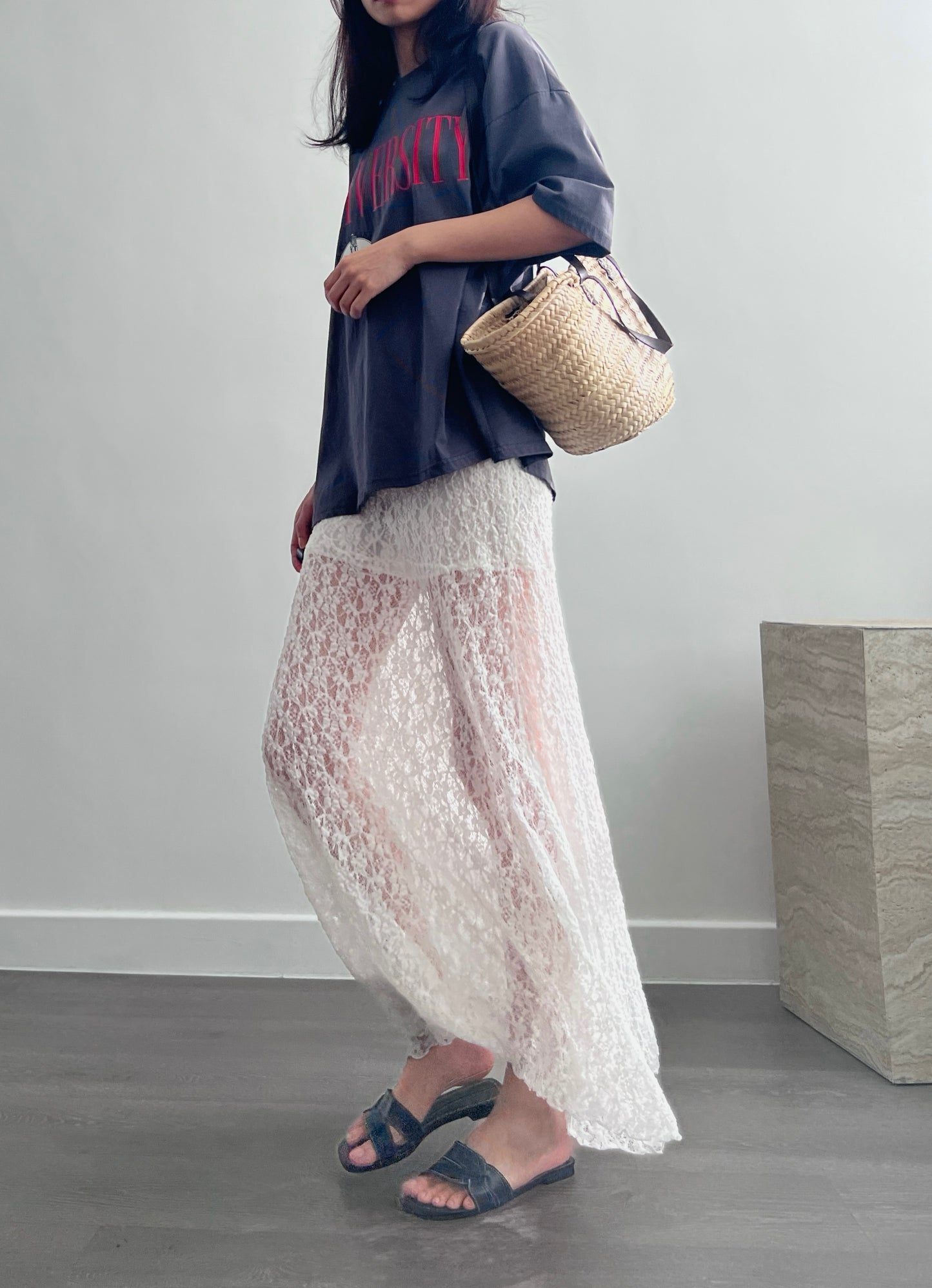 7PO 自留款| No.11 Selena lace maxi skirt