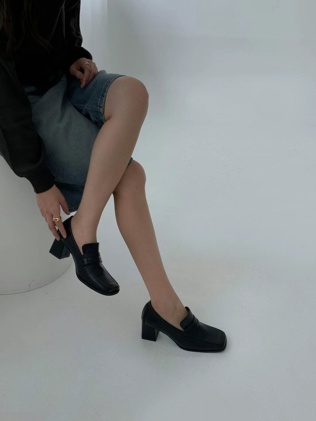 8PO  Square toe pumps(6cm)|  SH0022