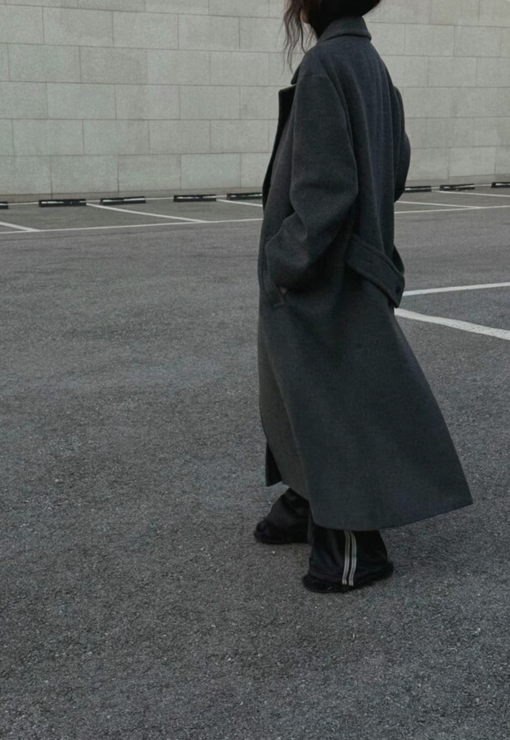 11月PO 24FW流行｜ 1124126 Double breasted Merino wool coat