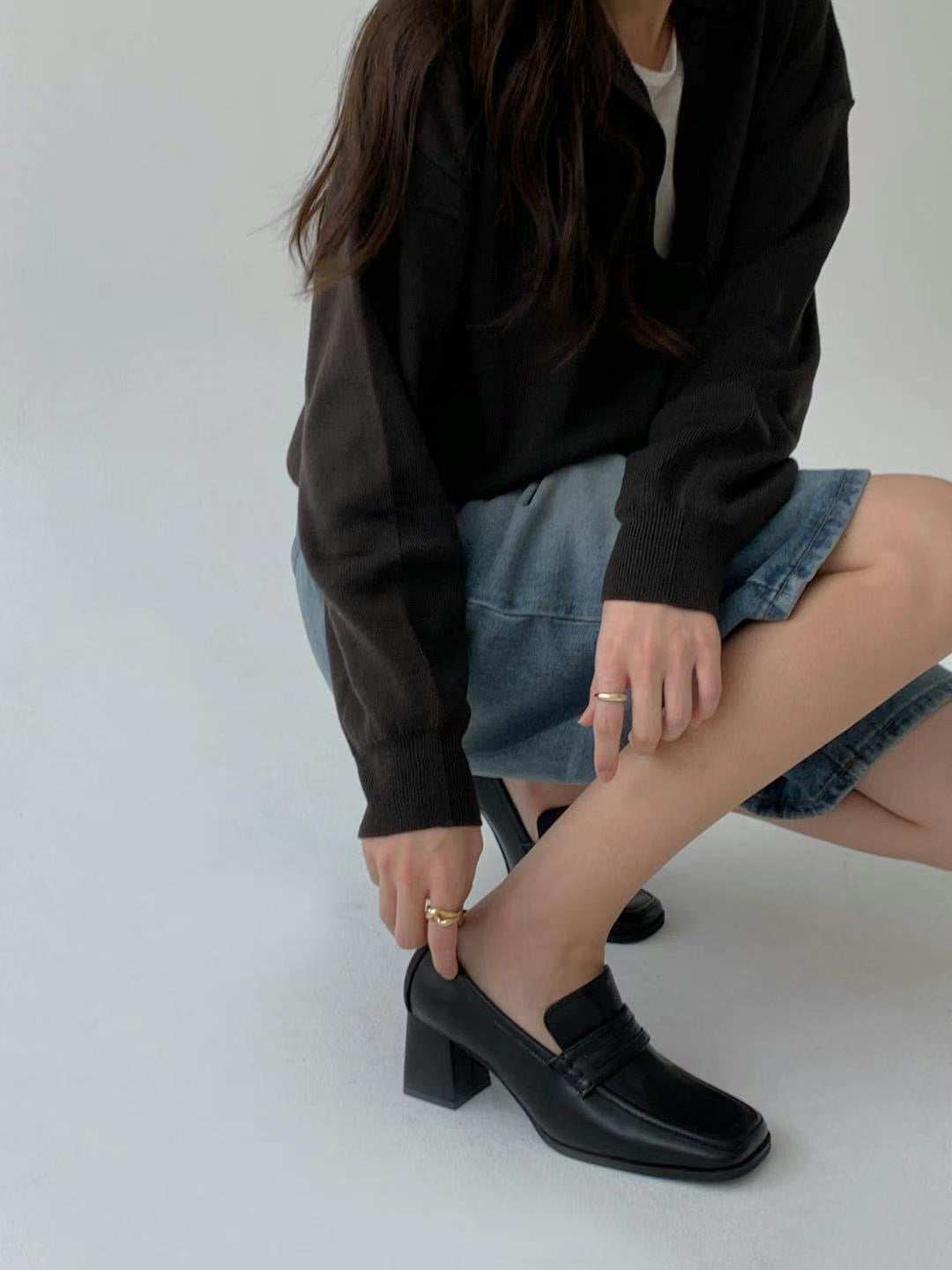 8PO  Square toe pumps(6cm)|  SH0022