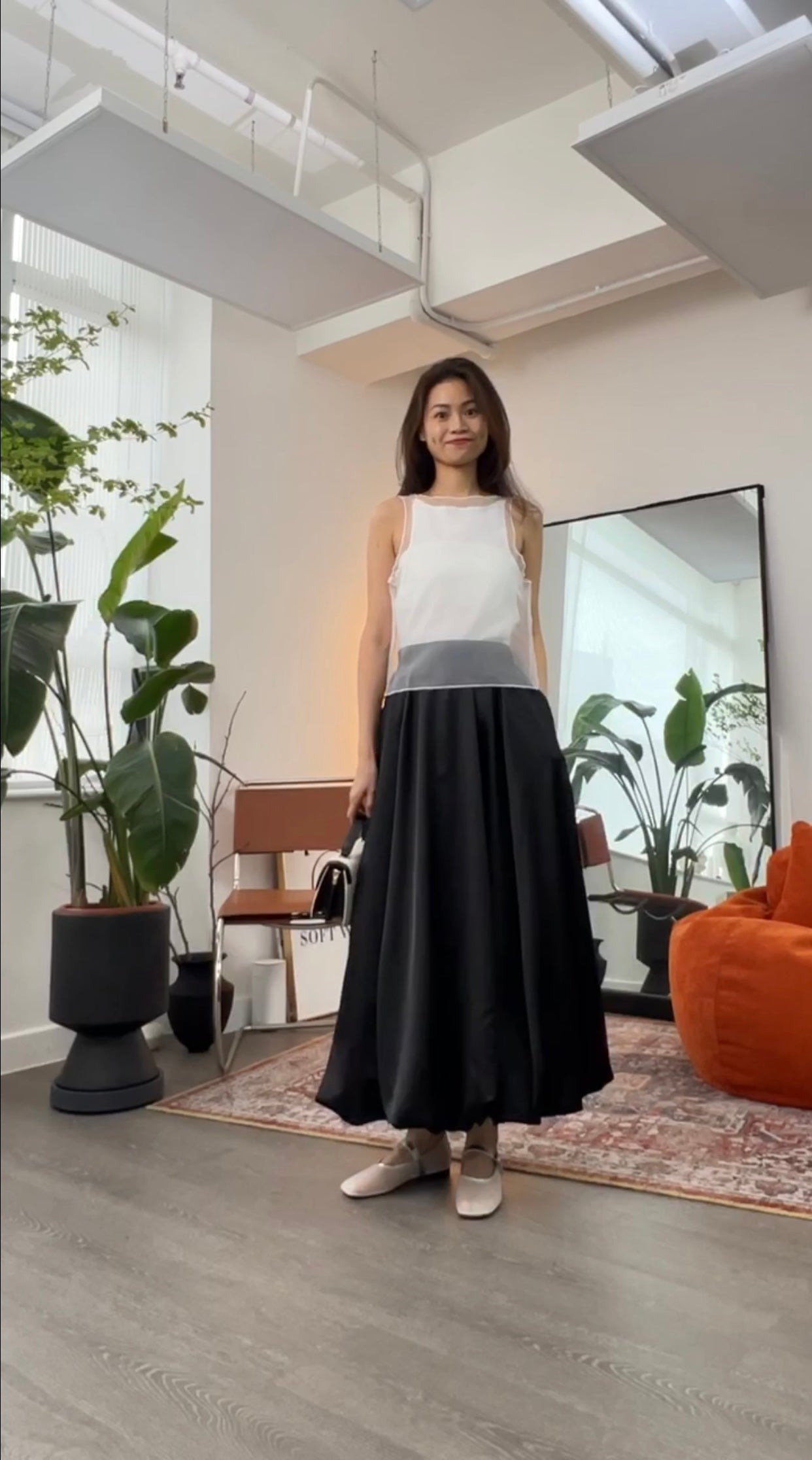 復活款| 歐美流行 4PO Balloon skirt